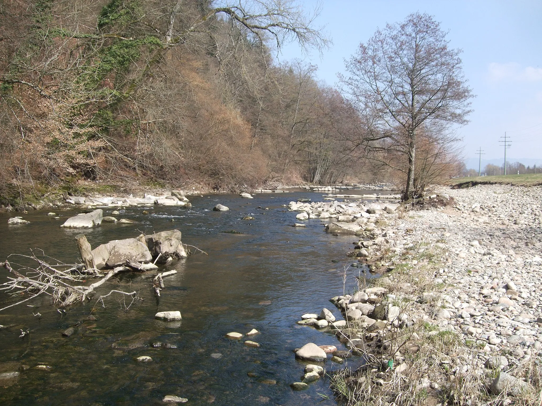 Photo showing: Land restoration at the Wiese near Maulburg.