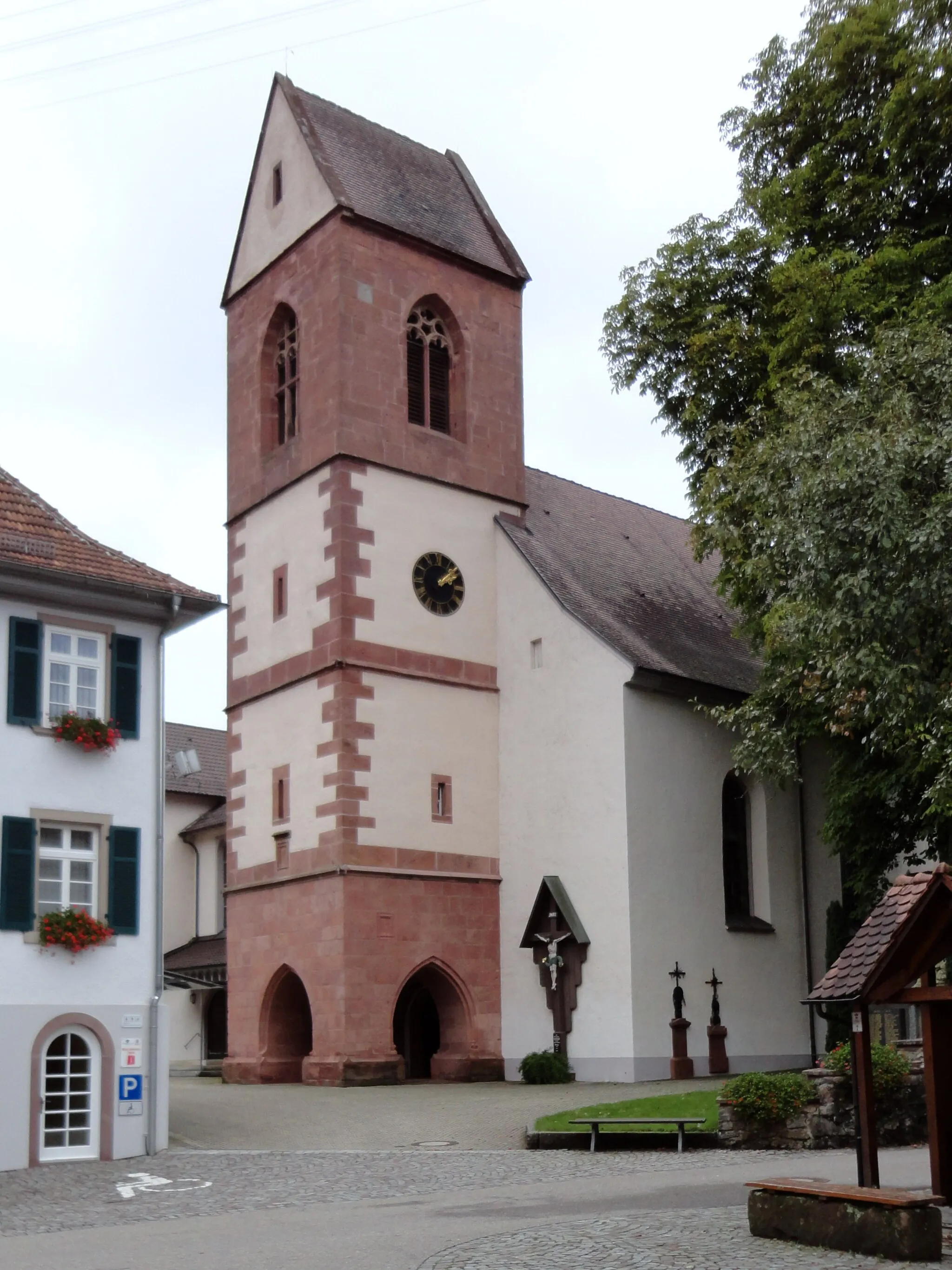 Photo showing: Katholische Kirche St. Afra in Mühlenbach (Schwarzwald)