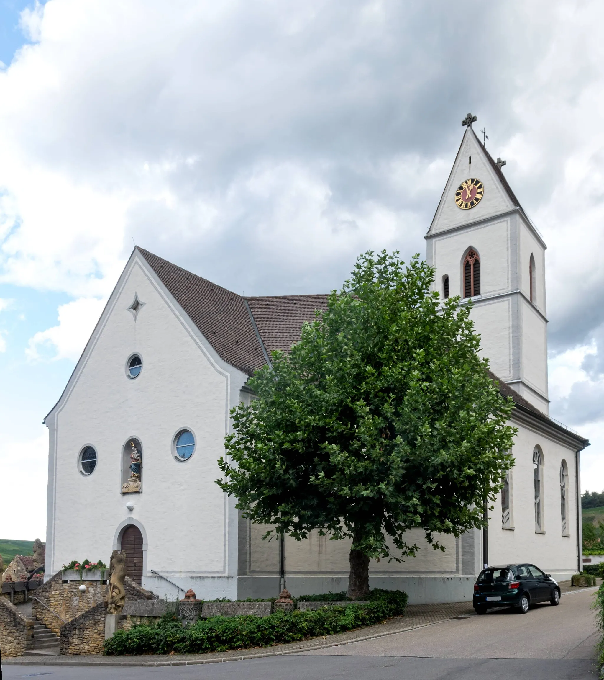 Photo showing: Bilder von St. Columba. in Pfaffenweiler