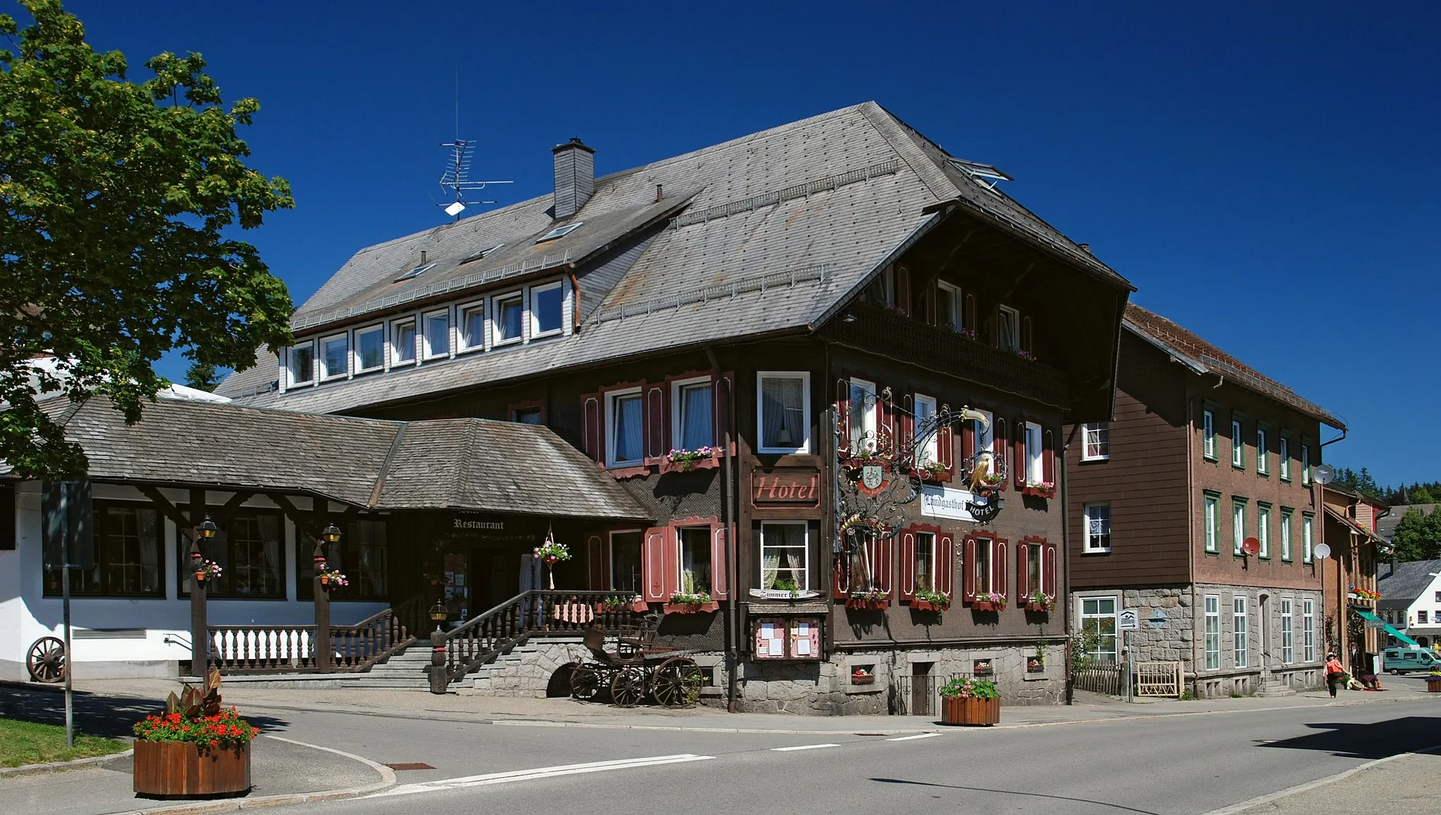 Photo showing: Landgasthof Falken an der Hauptstrasse 5 in Schönwald/Schwarzwald