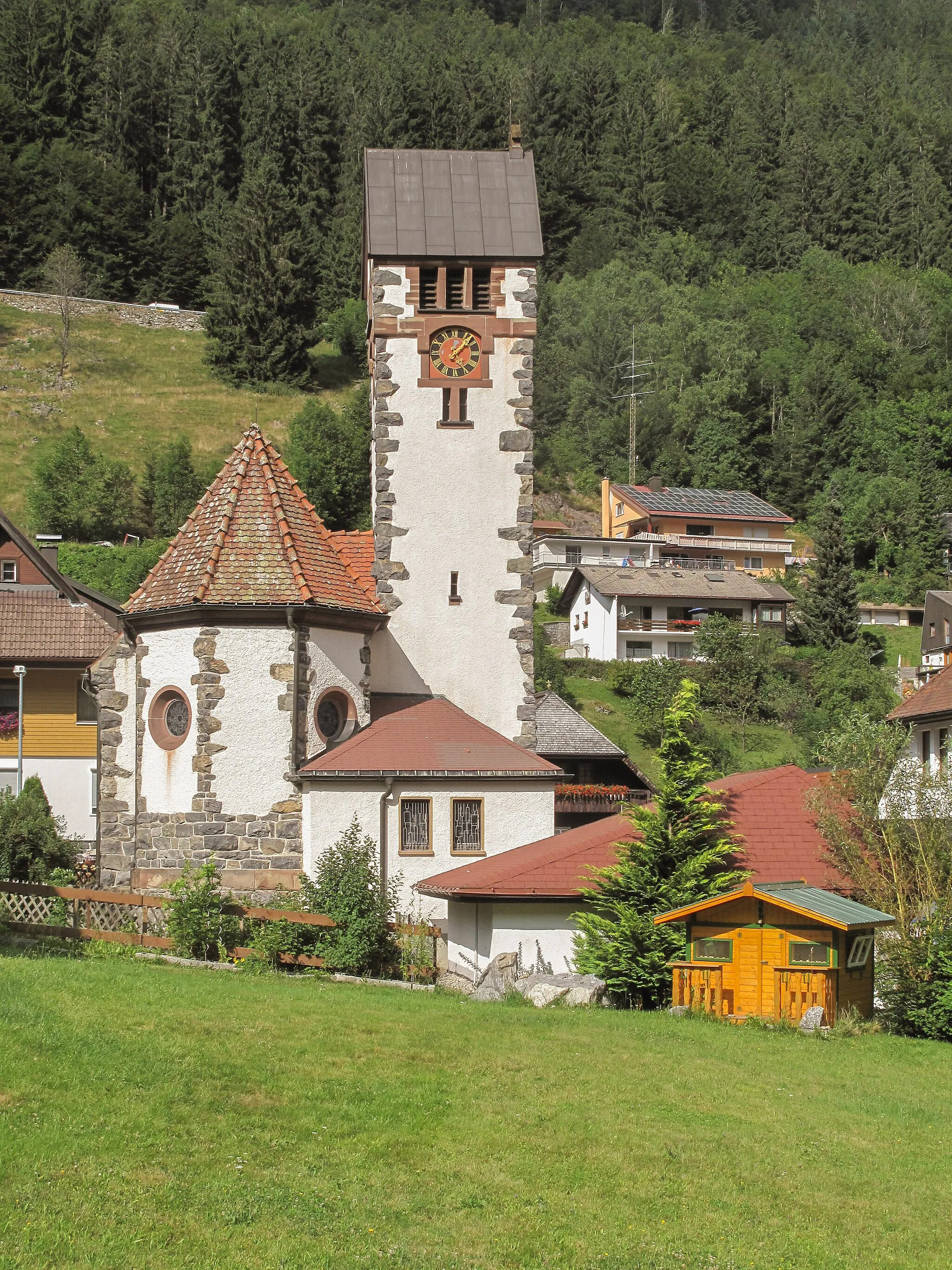 Photo showing: Aftersteg, church: die Sankt Anna Kirche