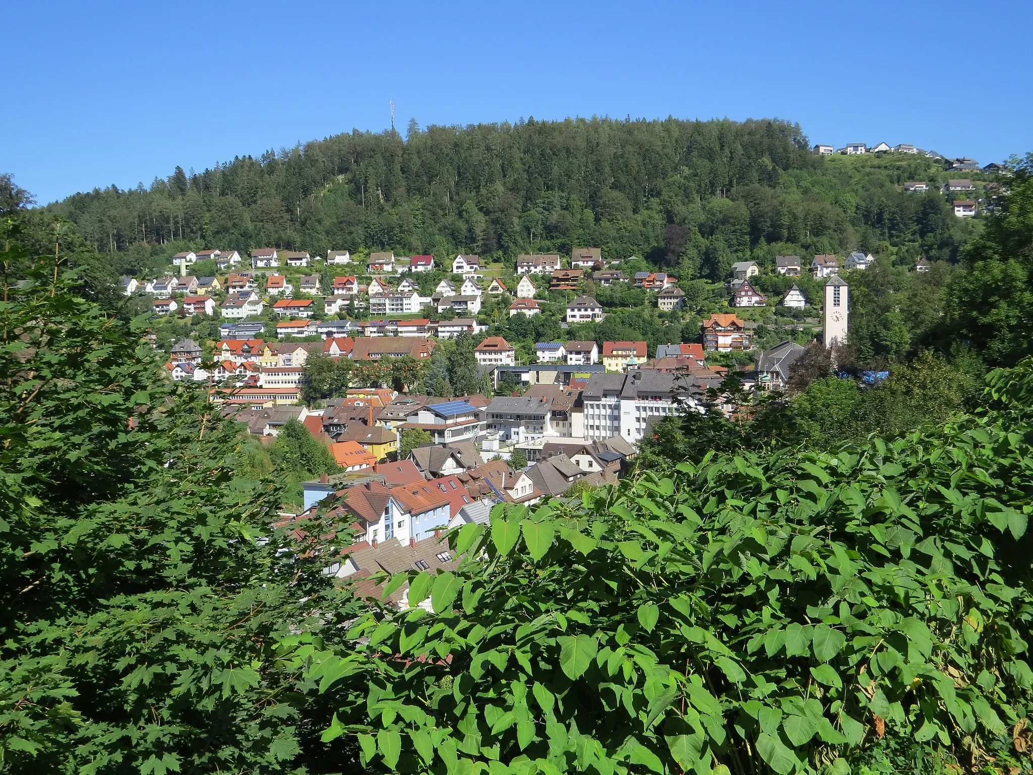 Photo showing: Triberg von Westen