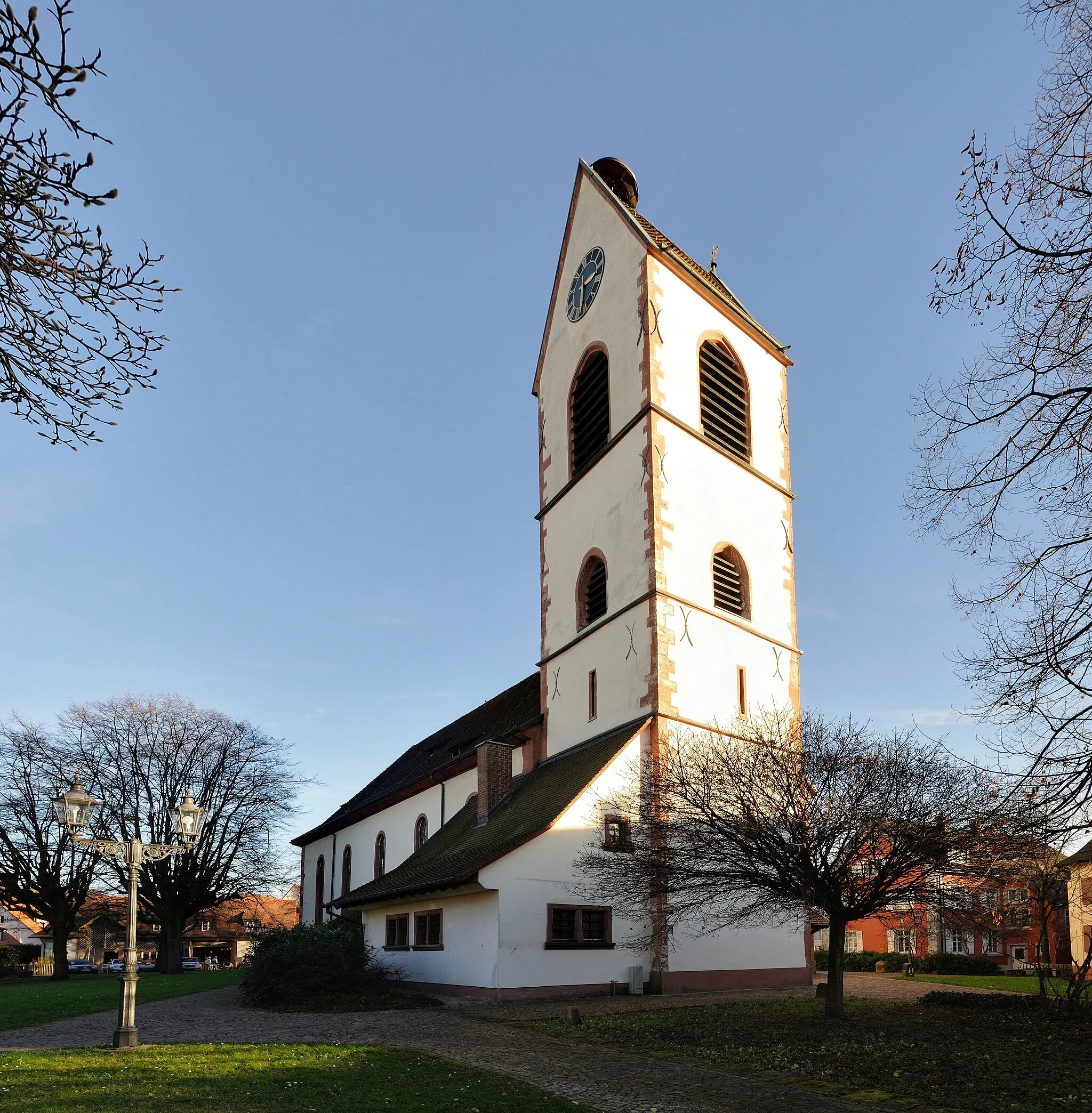 Photo showing: Weil am Rhein: Evangelische Kirche Alt-Weil