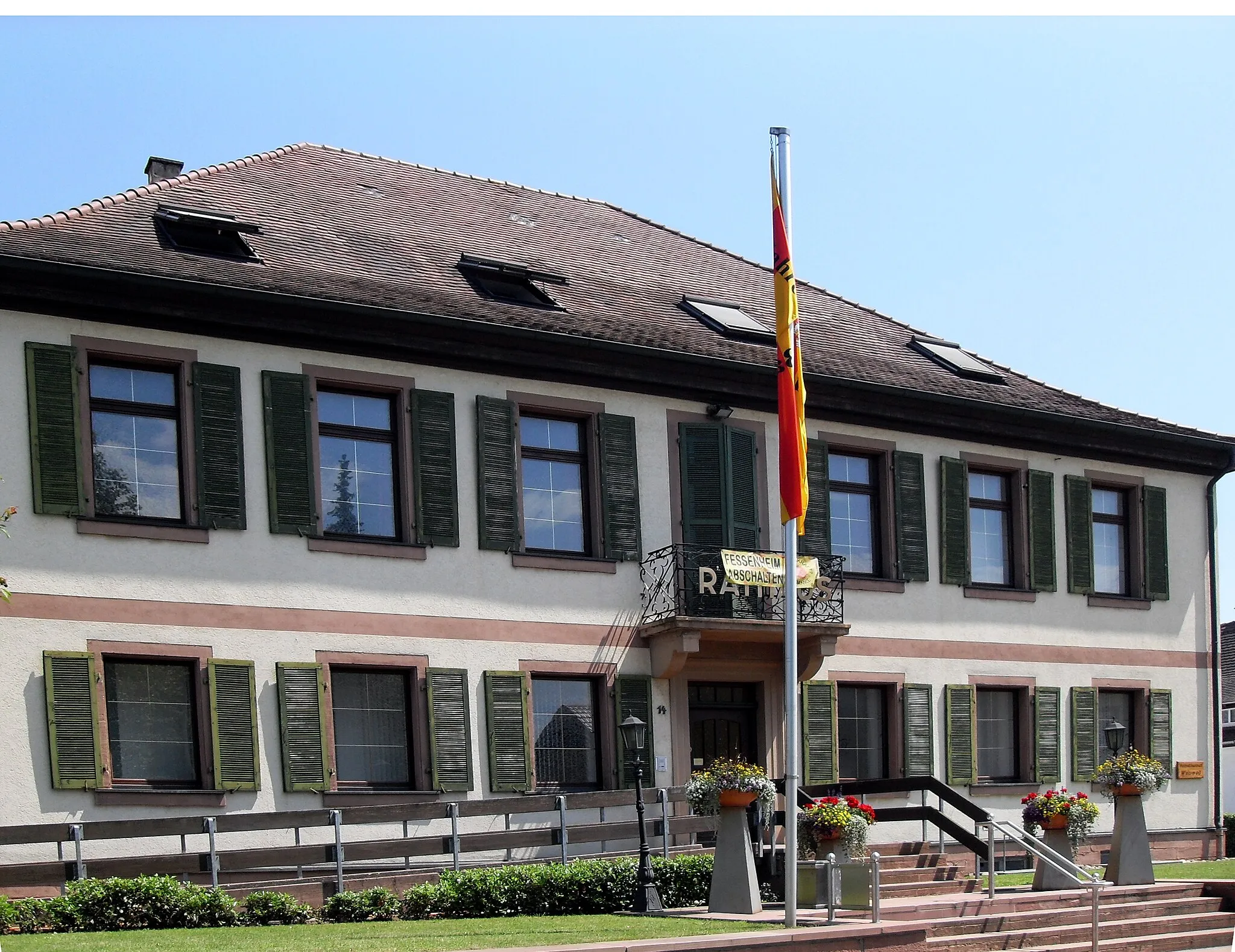 Photo showing: Rathaus der Gemeinde Weisweil