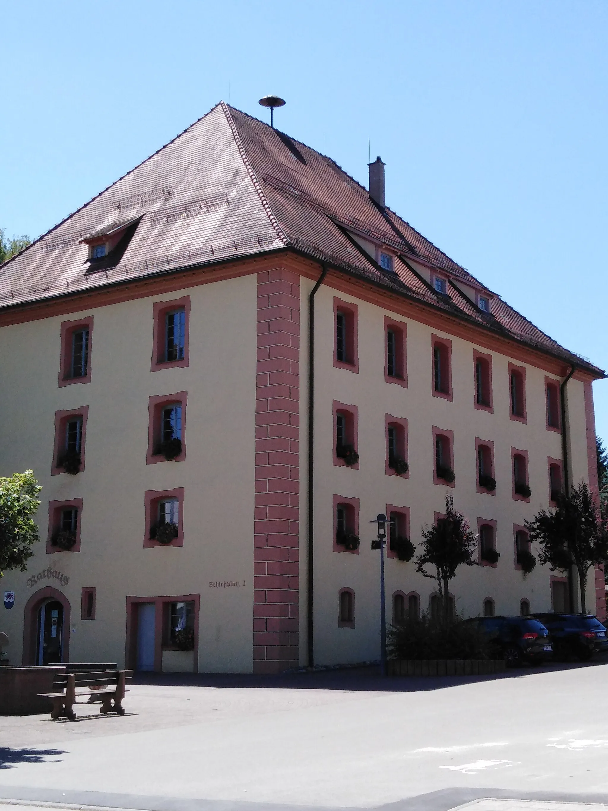 Photo showing: Schloss Wellendingen (Ldkr. Rottweil) - heute Rathaus