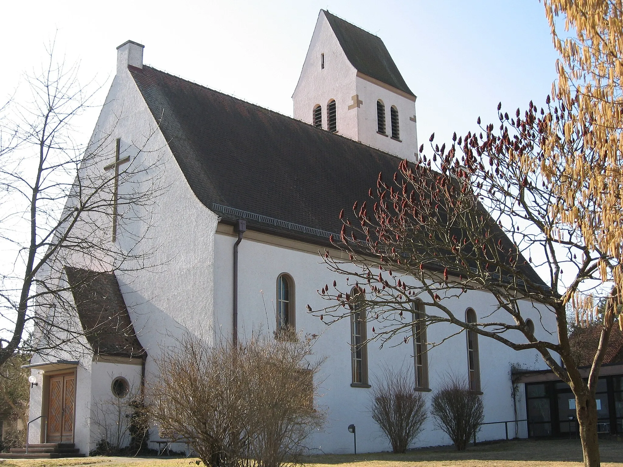 Photo showing: Ev. Christuskirche Konstanz-Wollmatingen