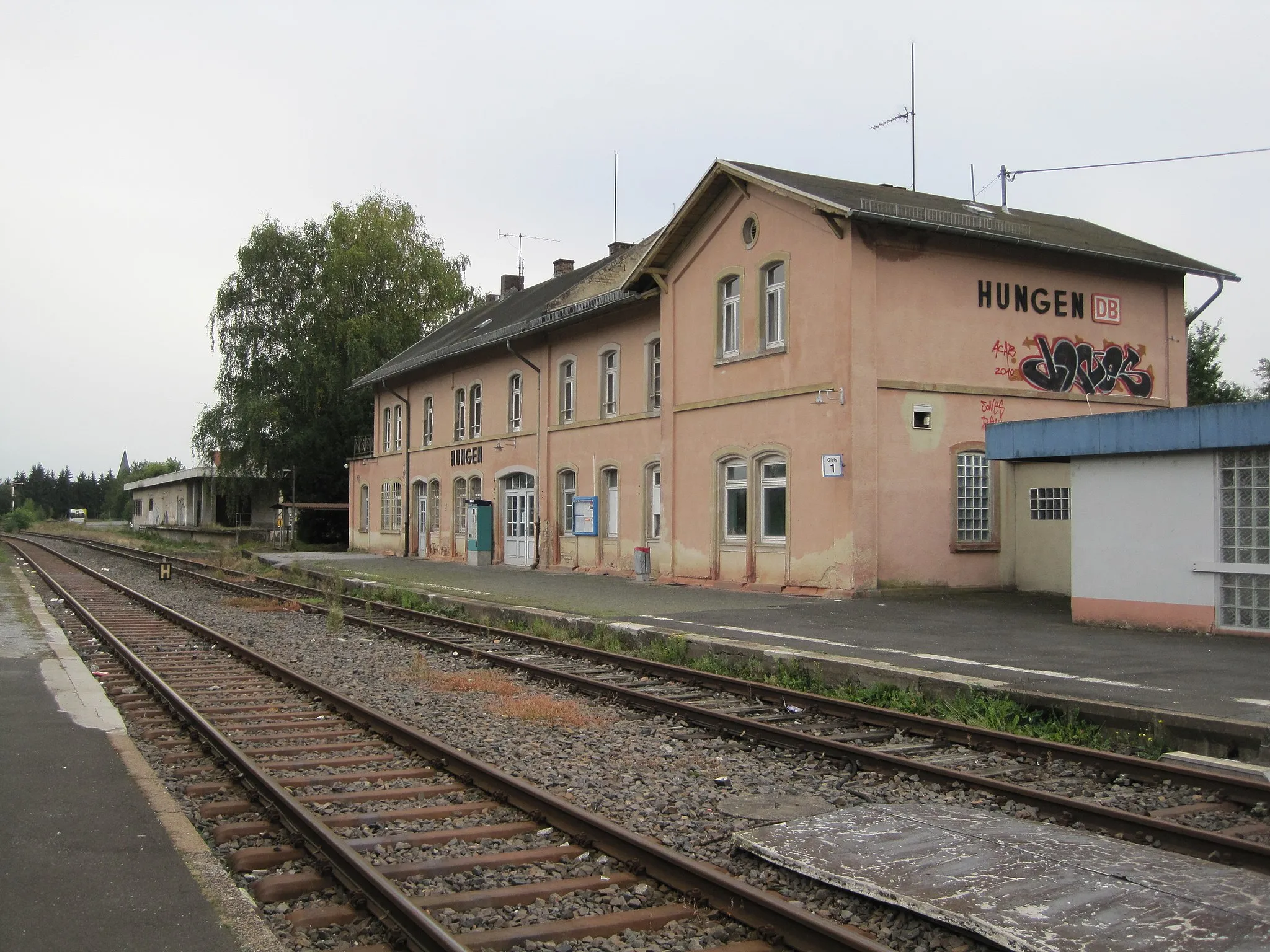Photo showing: Hungen station, Hungen, Germany