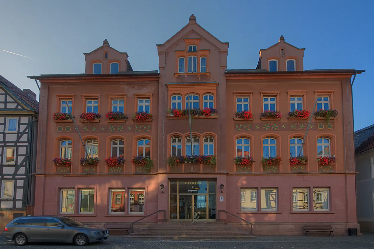 Photo showing: Rathaus der Stadt Lauterbach.