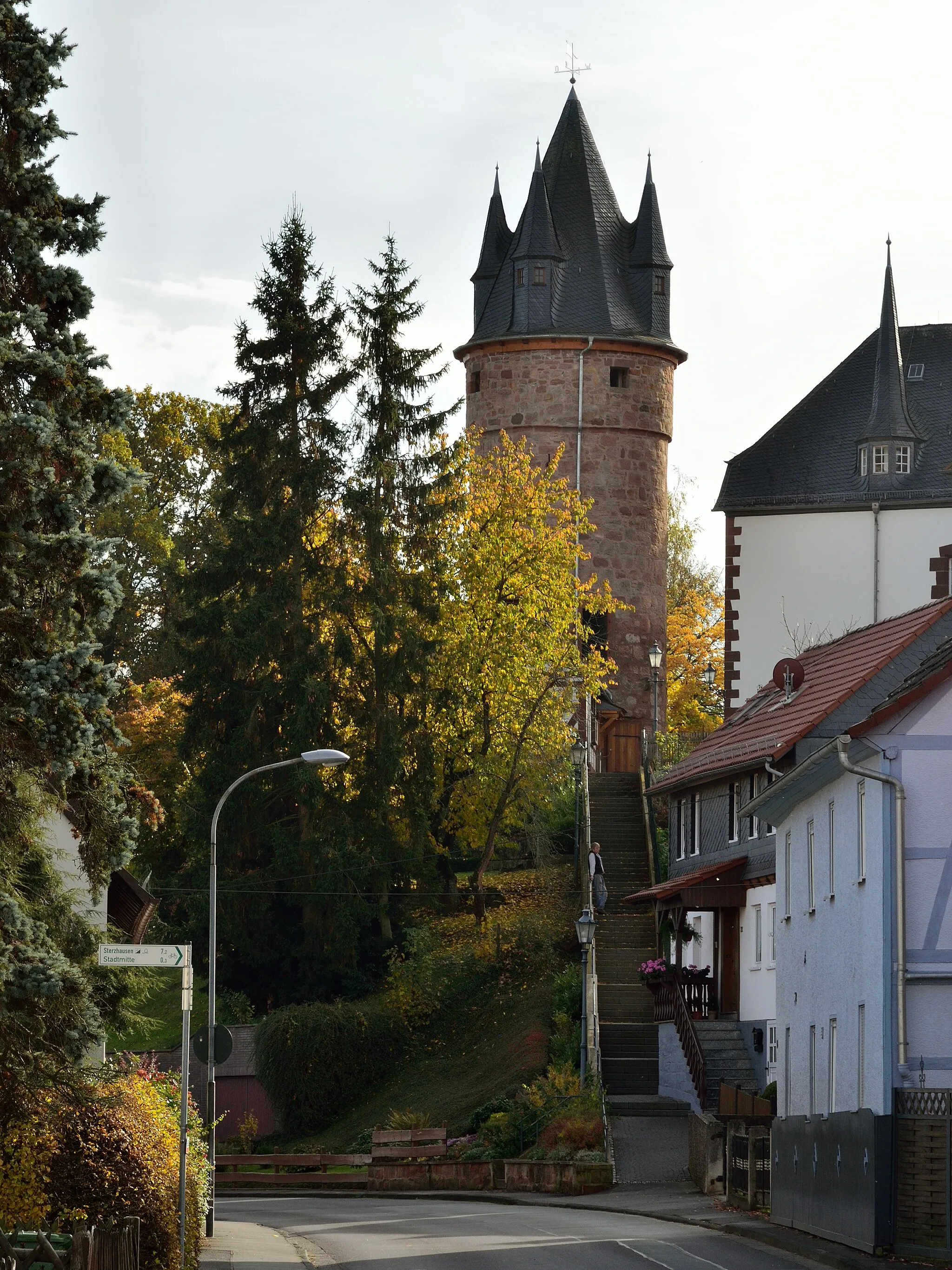 Photo showing: The "Thief tower" in Wetter, Hesse