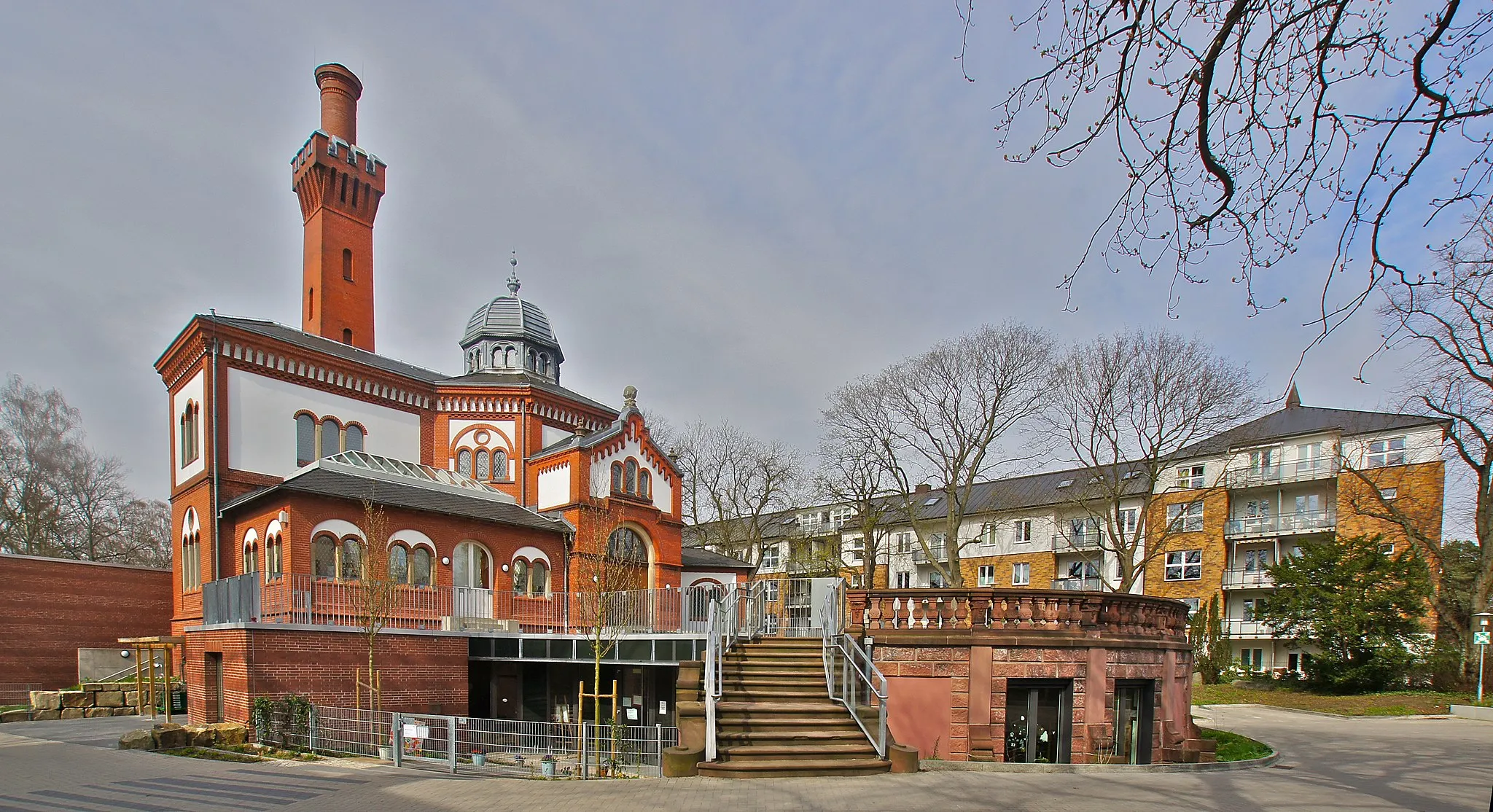 Photo showing: Hamburg (Alsterdorf), Germany: Former Crematorium, today a Kindergarten