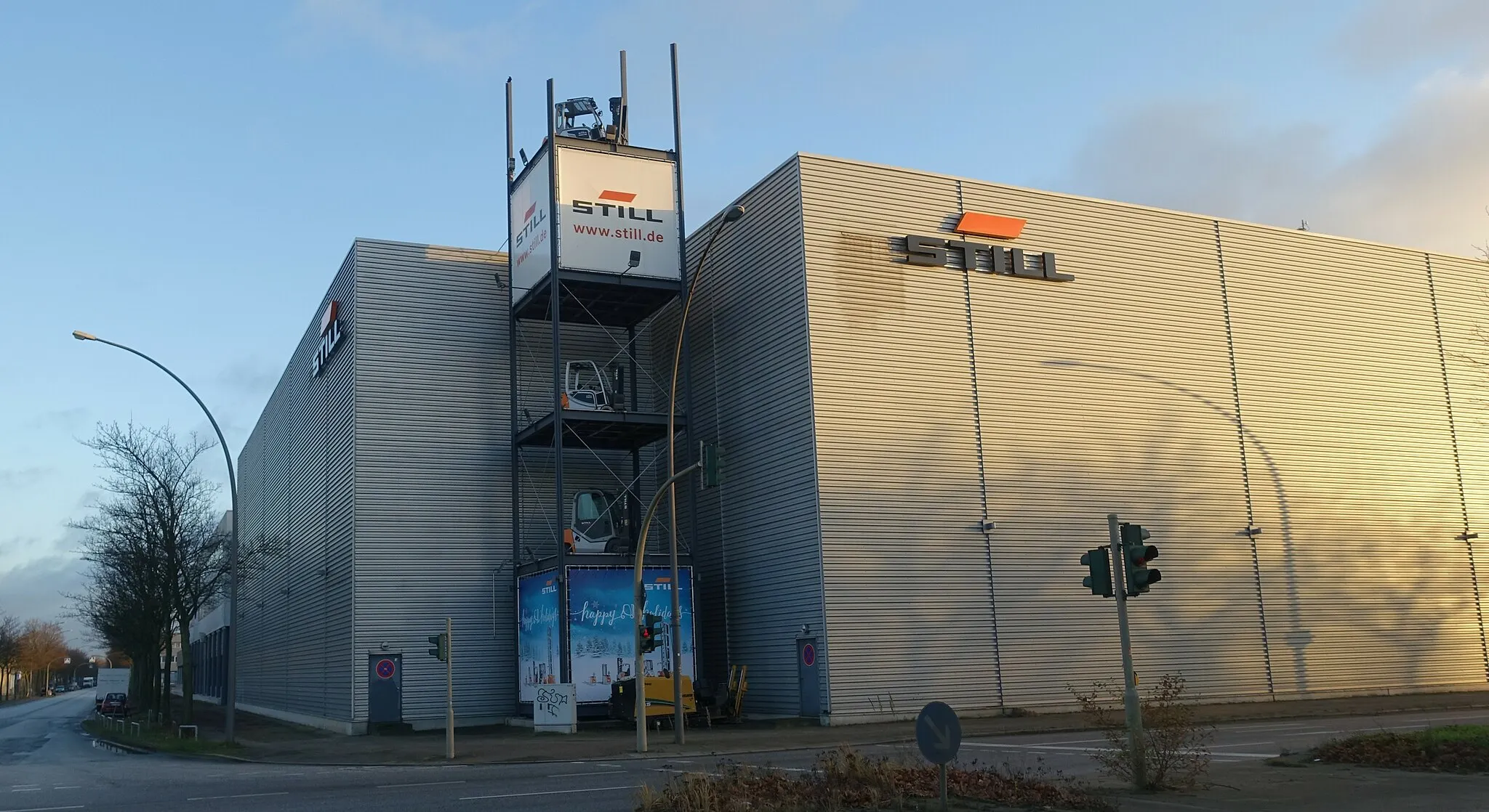 Photo showing: Firma Still Gabelstapler in Hamburg-Billbrook