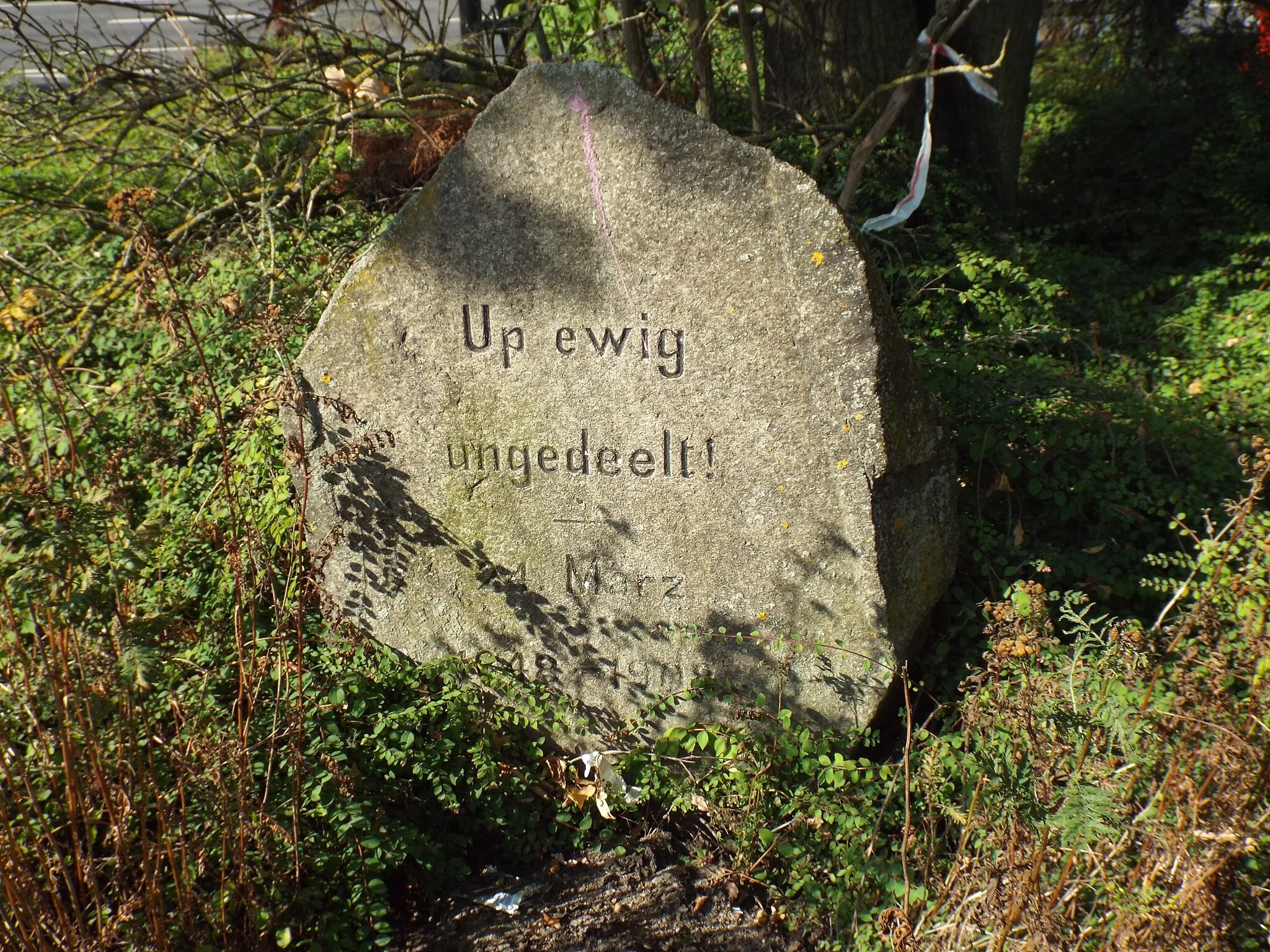 Photo showing: Op ewig ungedeelt laufende Nummer: 19407