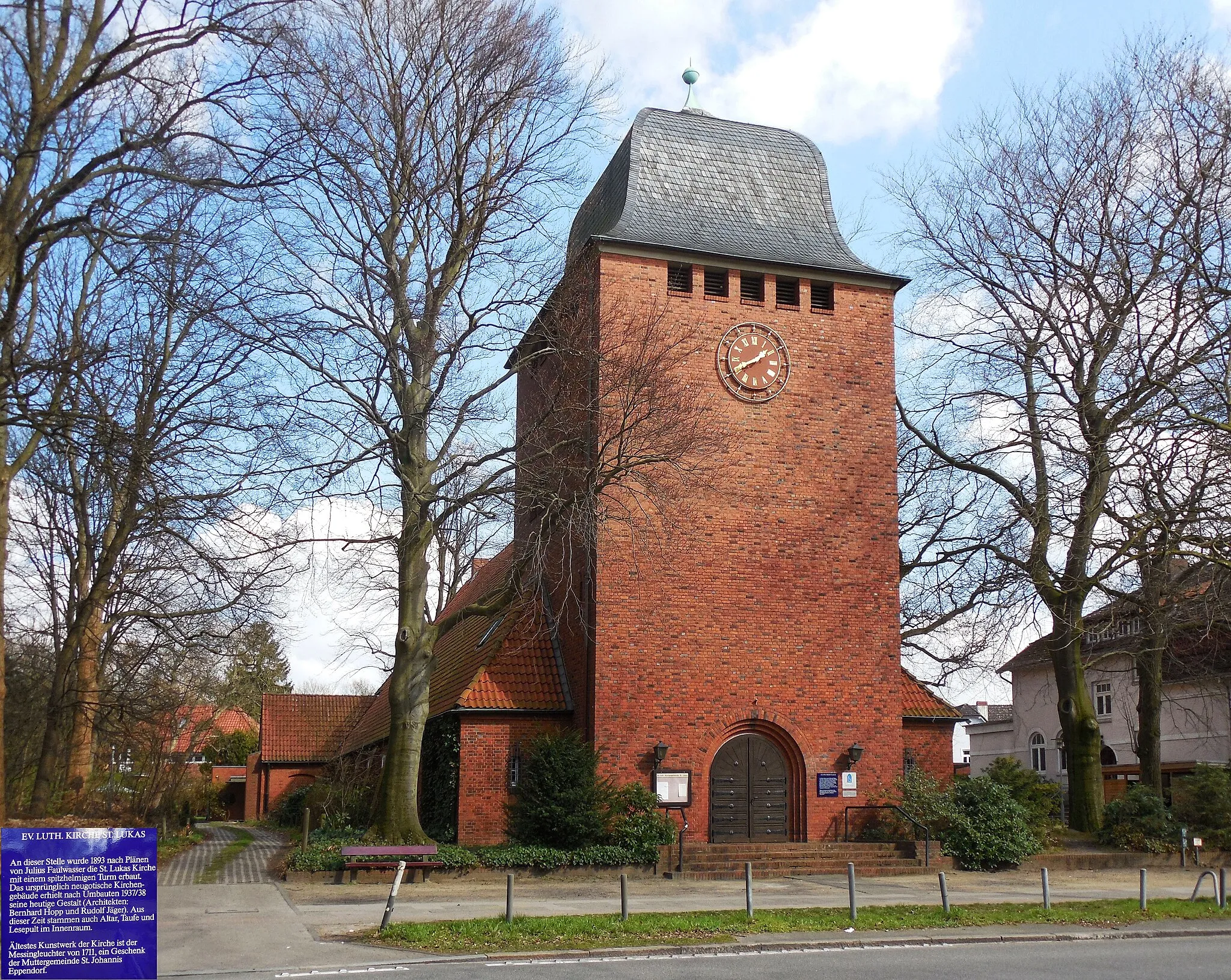 Photo showing: St. Lukaskirche, Hamburg-Fuhlsbüttel