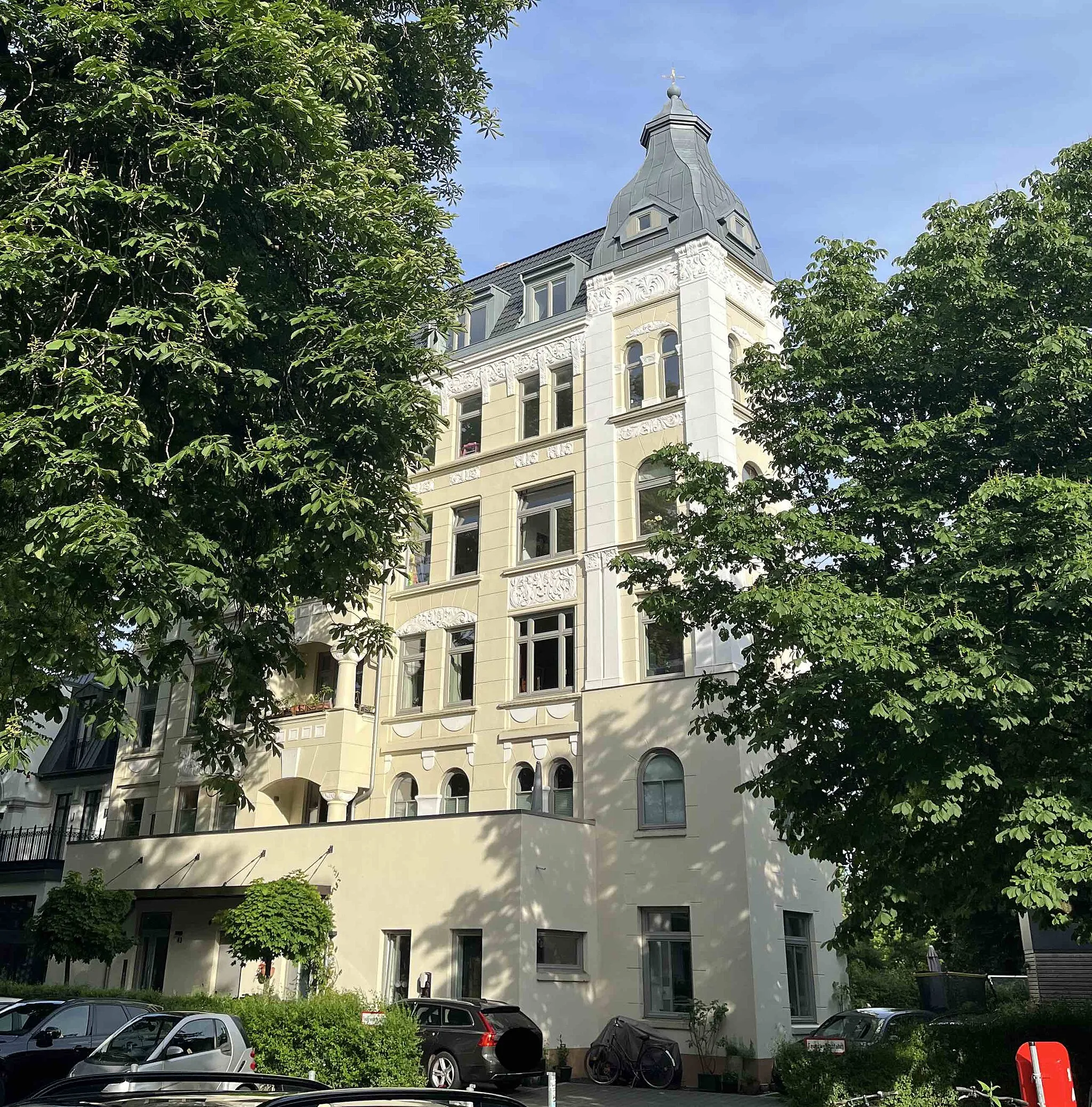 Photo showing: Foto des Gebäudes: Hamburg, Abendrothsweg 43, im Juni 2022