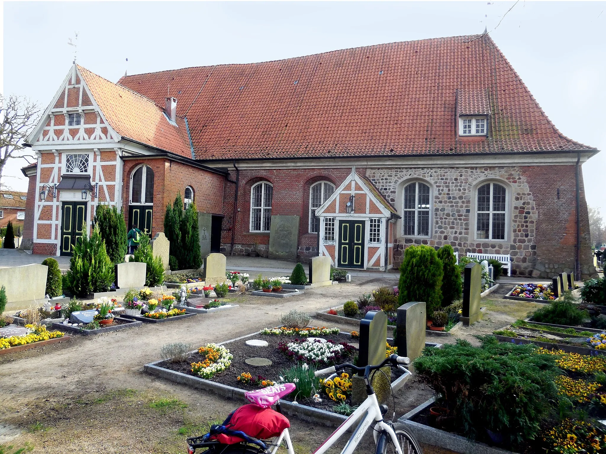 Photo showing: Church St.Severini of Kirchwerder, Hamburg