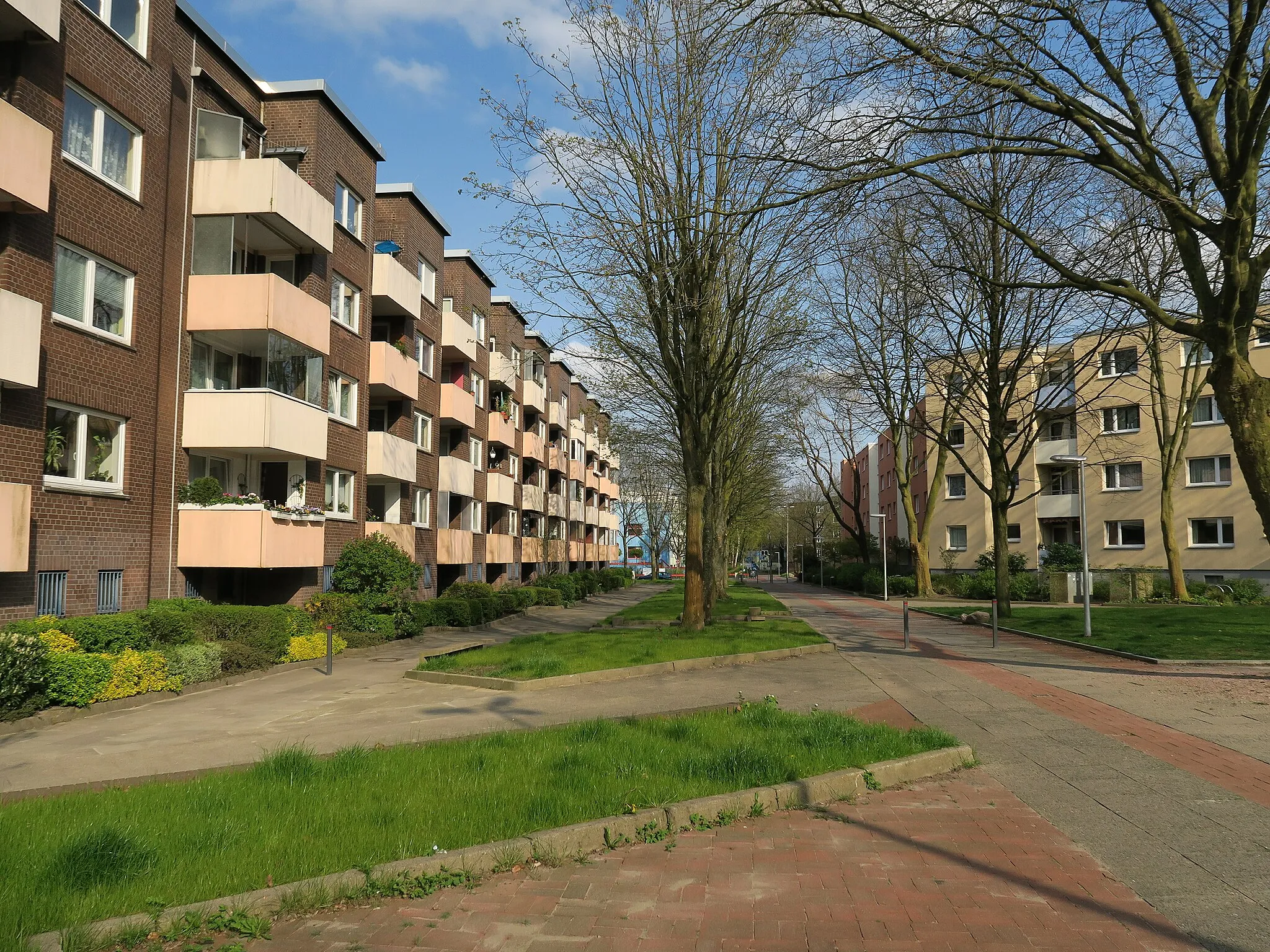 Photo showing: Edwin-Scharff-Ring, Hamburg-Steilshoop