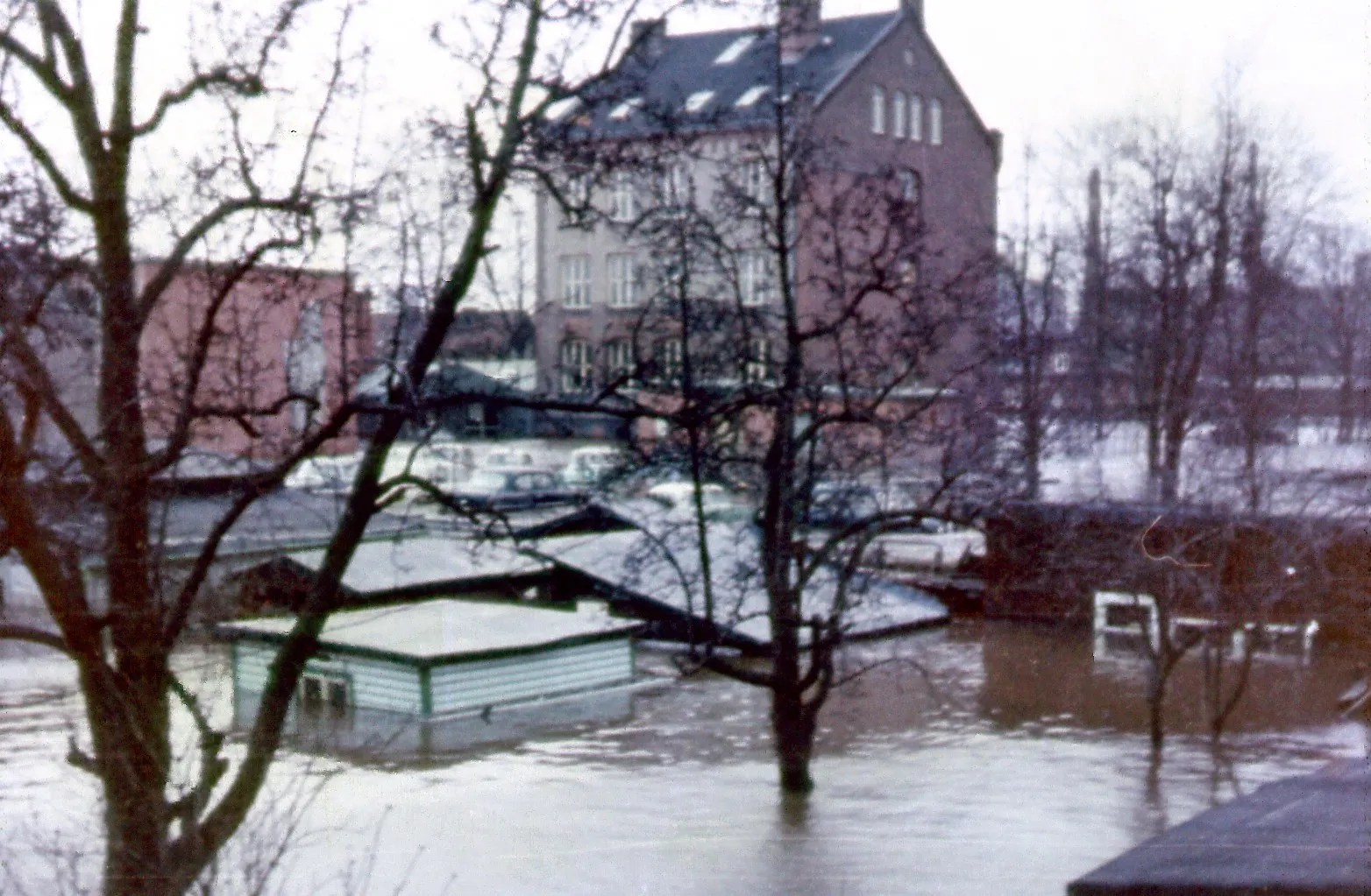 Photo showing: Sturmflut 1962 in Wilhelmsburg