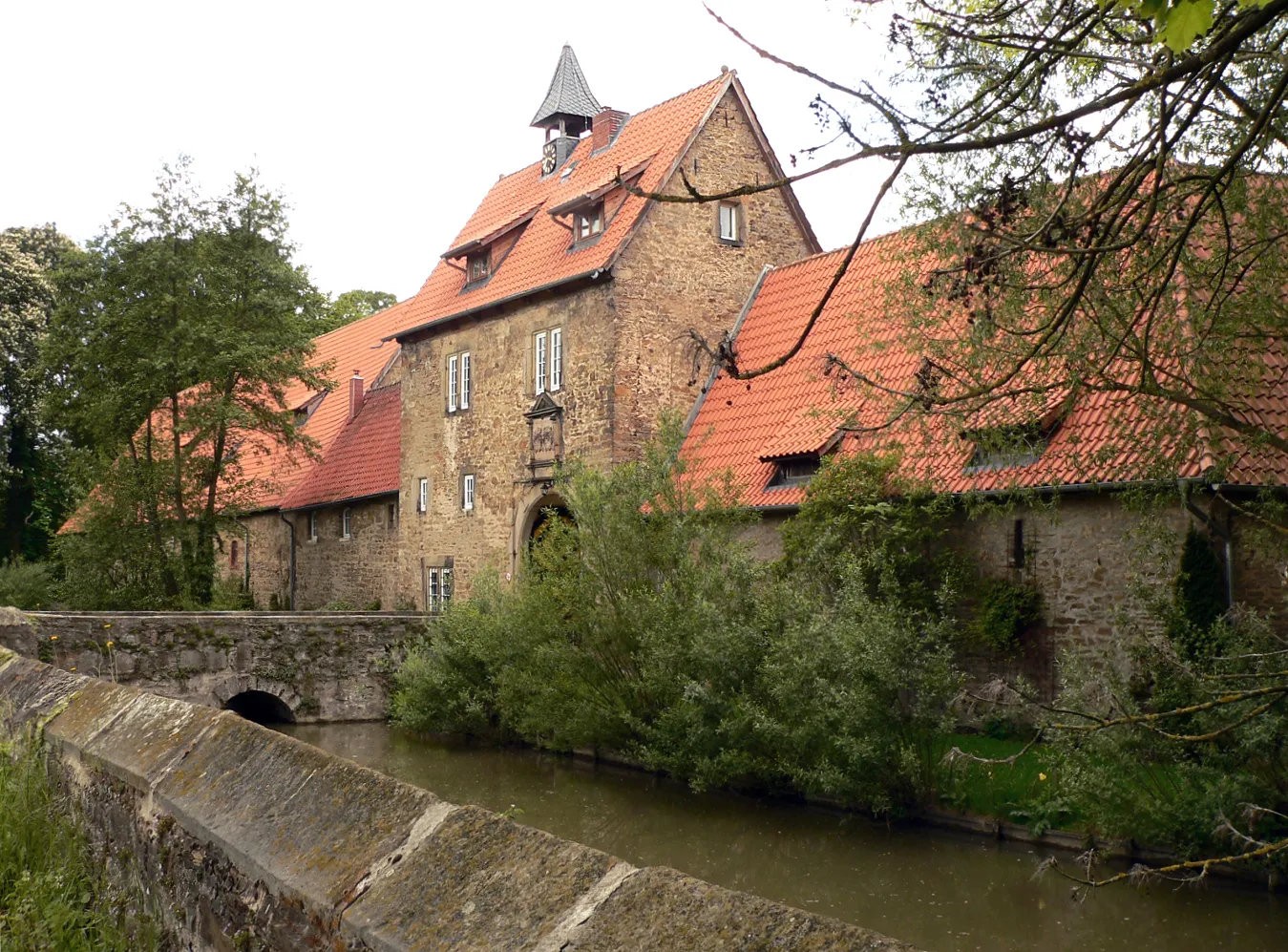 Photo showing: Wasserschloss Münchhausen in Apelern