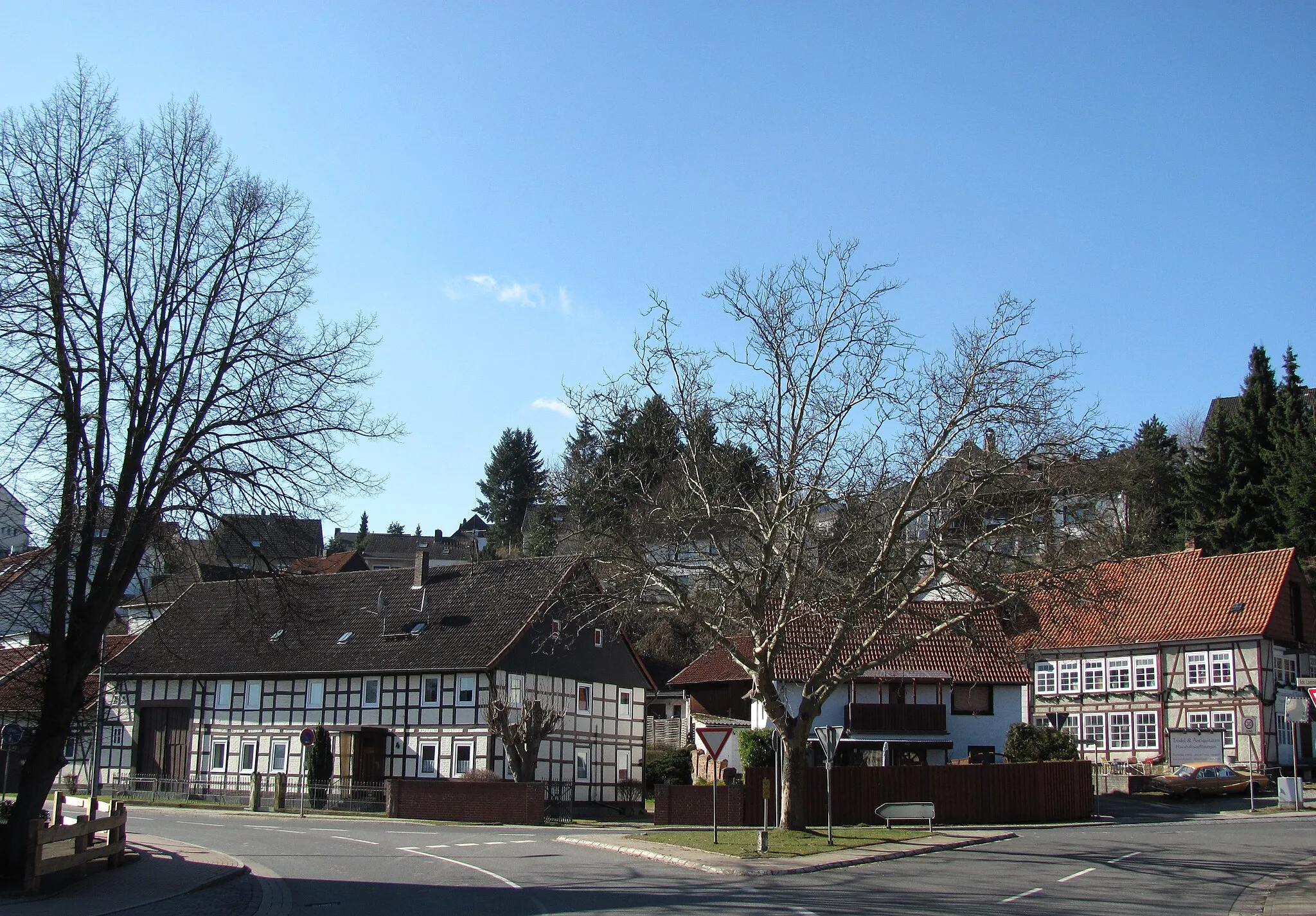 Photo showing: Village center, Bad Salzdetfurth-Wesseln, Lower Saxony, Germany