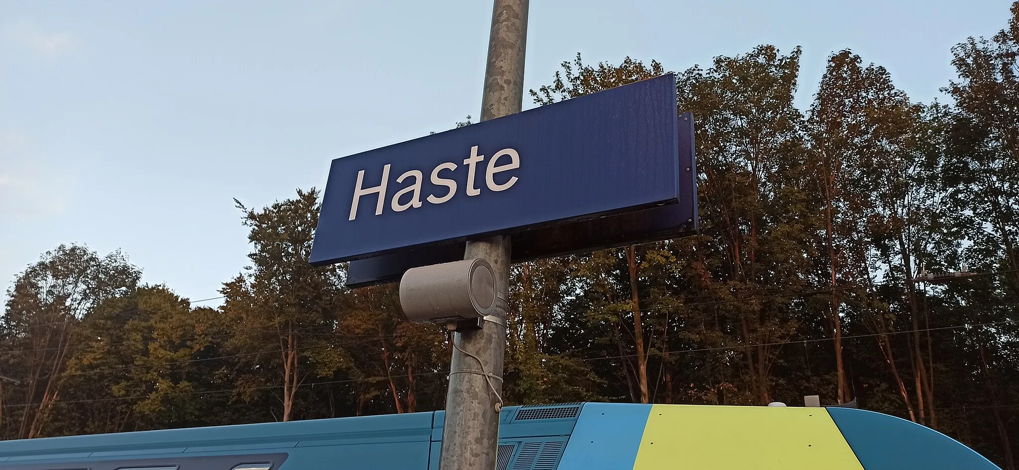 Photo showing: Bahnhof Haste, 
Taken on 28 September 2021