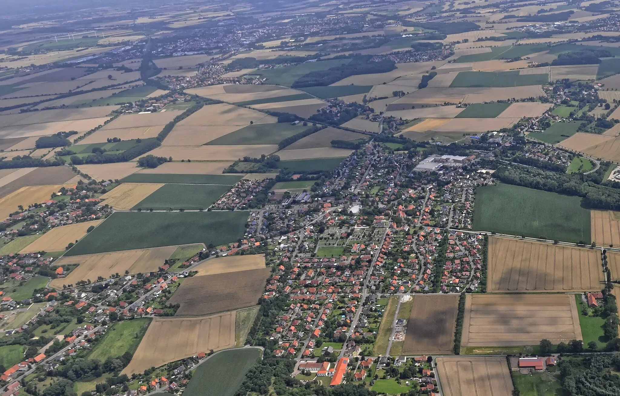Photo showing: Bilder vom Flug Nordholz-Hammelburg 2015: Helpsen