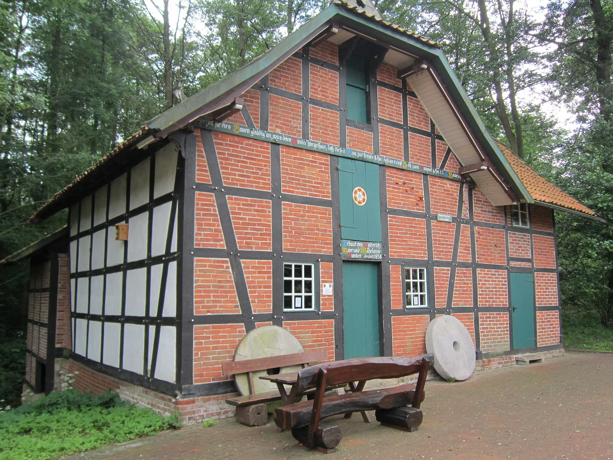 Photo showing: Watermill in Harrienstedt (Landkreis Nienburg, Lower Saxony)