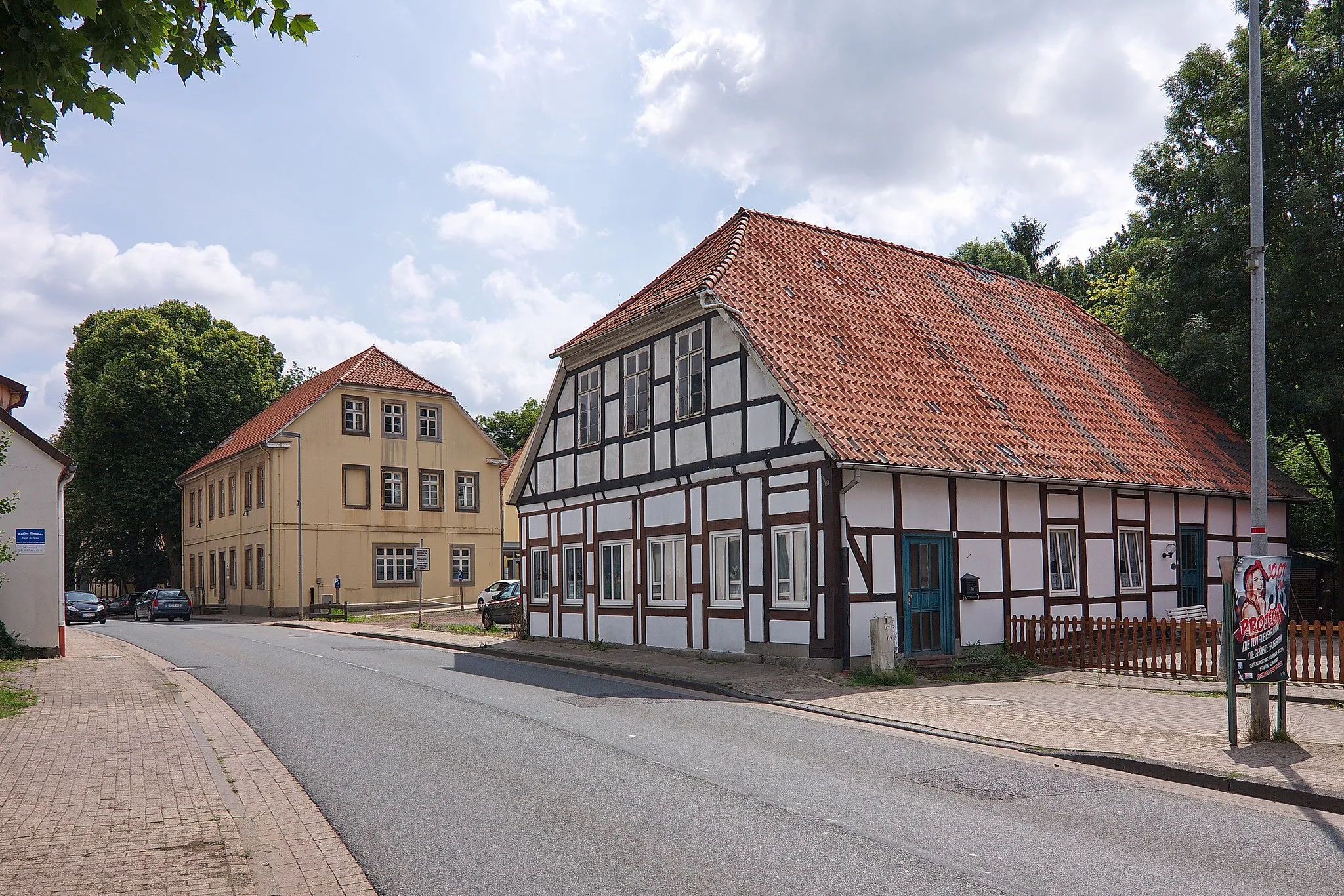 Photo showing: Ortsblick in Stolzenau, Niedersachsen, Deutschland