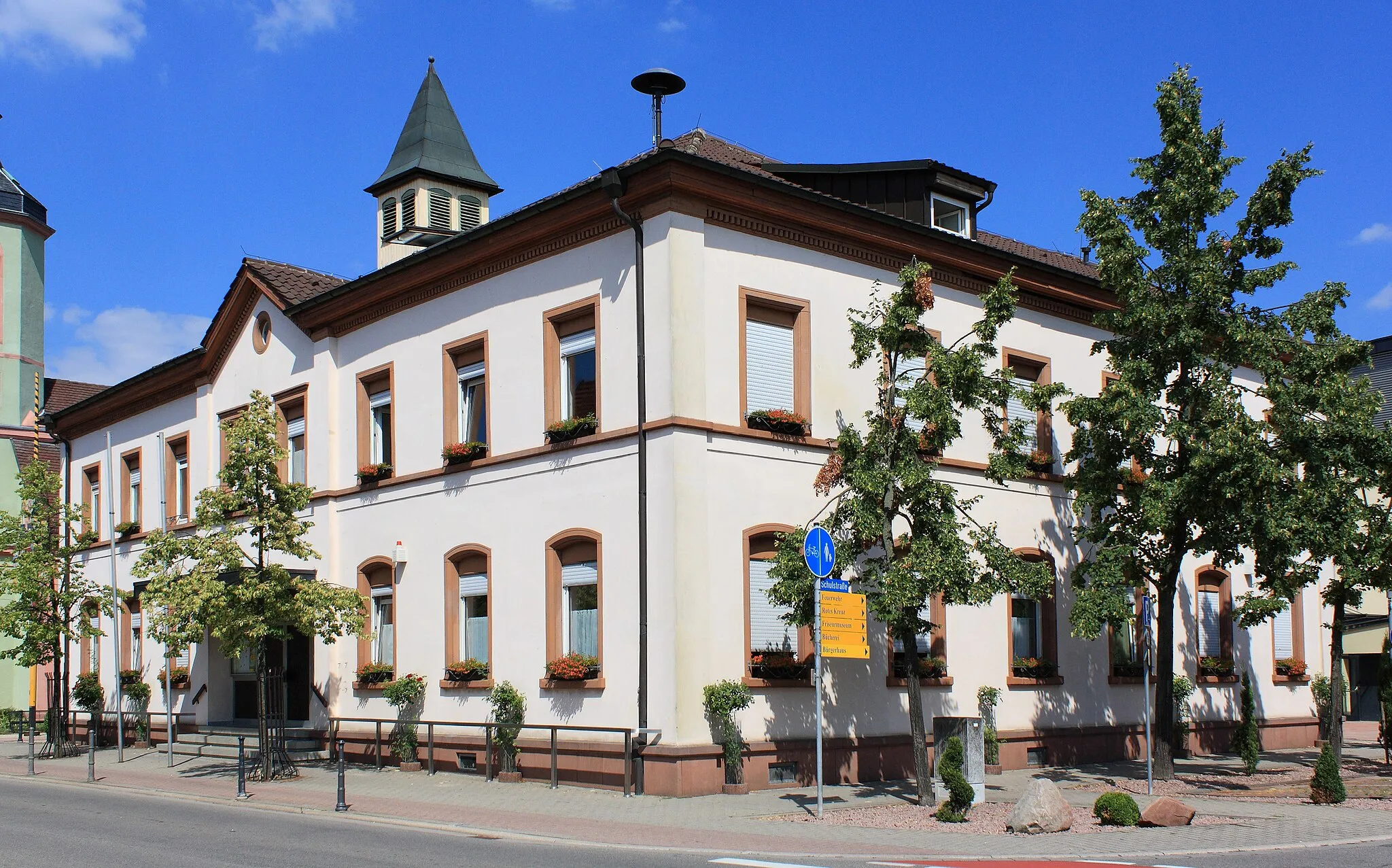 Photo showing: Altlußheim, Rathaus