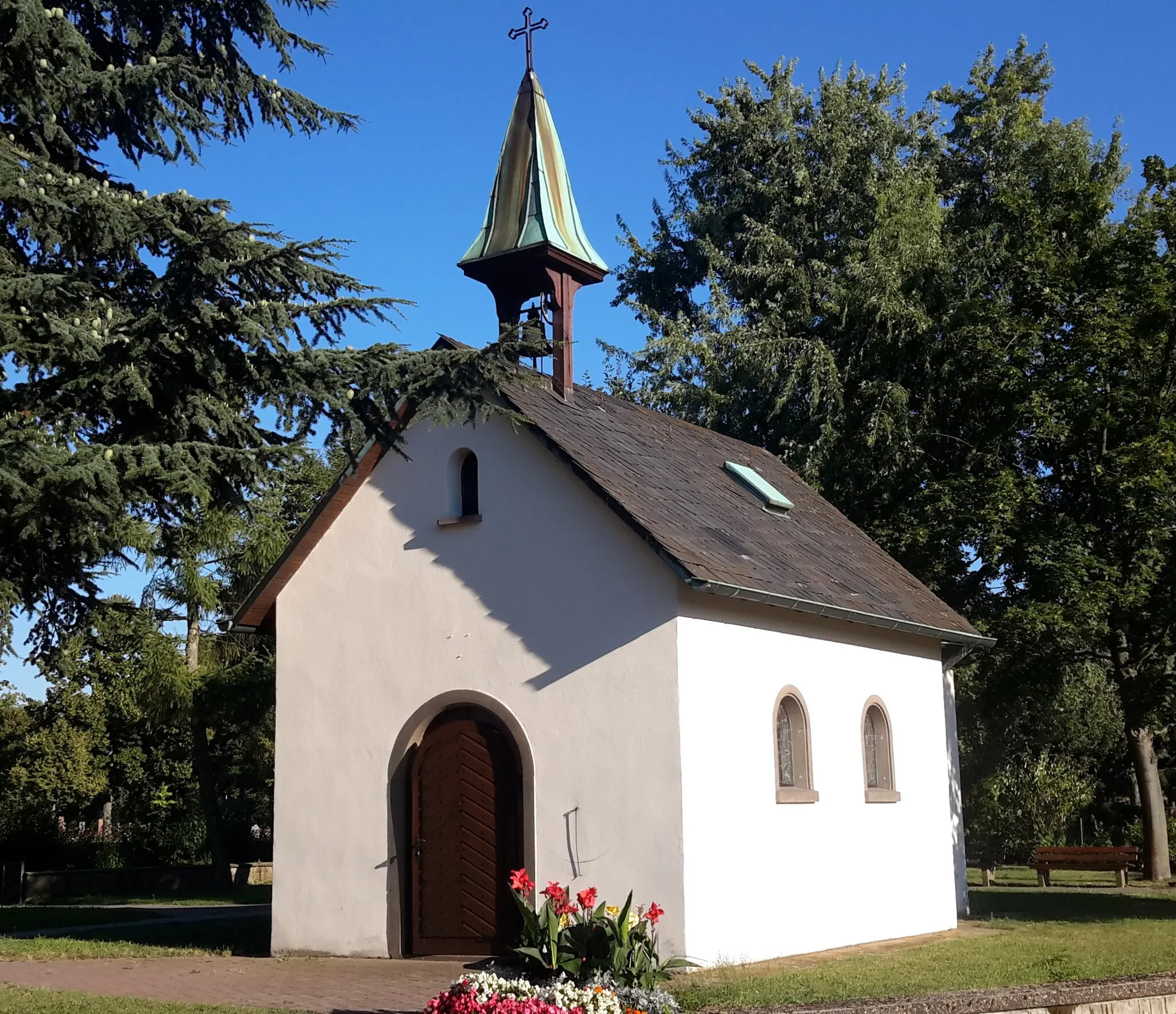 Photo showing: Kriegerkapelle in der Gemeinde Brühl (Baden)