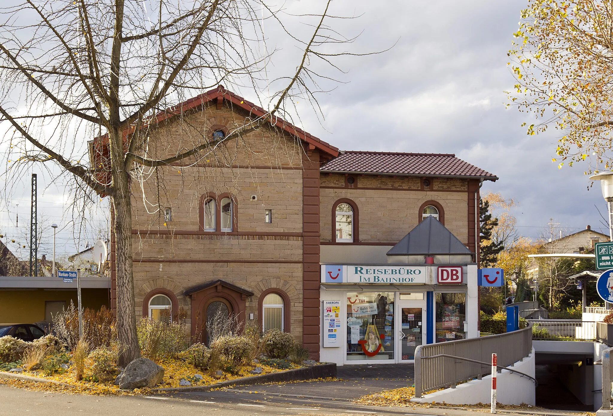 Photo showing: Hemsbach, Bahnhof