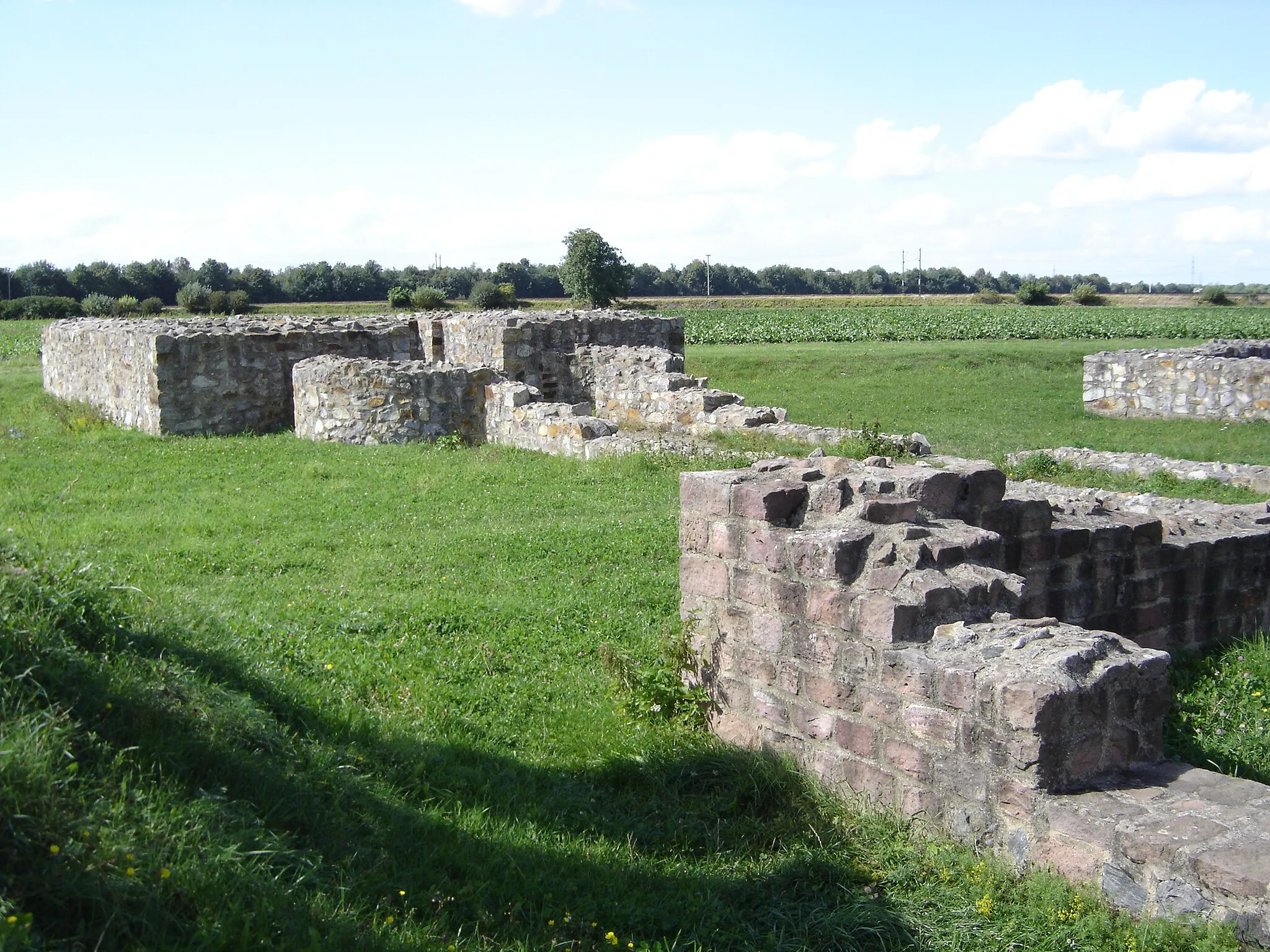 Photo showing: villa rusticae, roman farm building in Hirschberg-Großsachsen, Germany