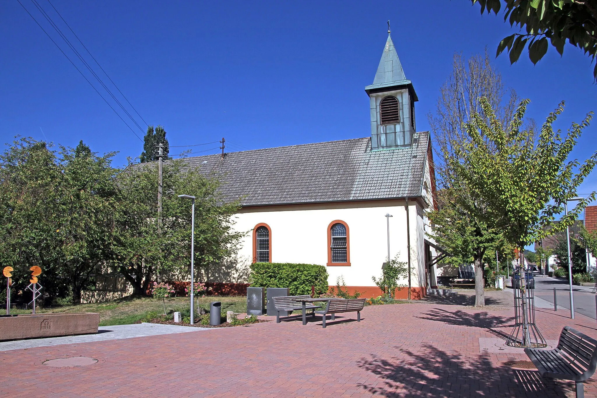 Photo showing: Church of Holy Cross in Kuppenheim-Oberndorf.