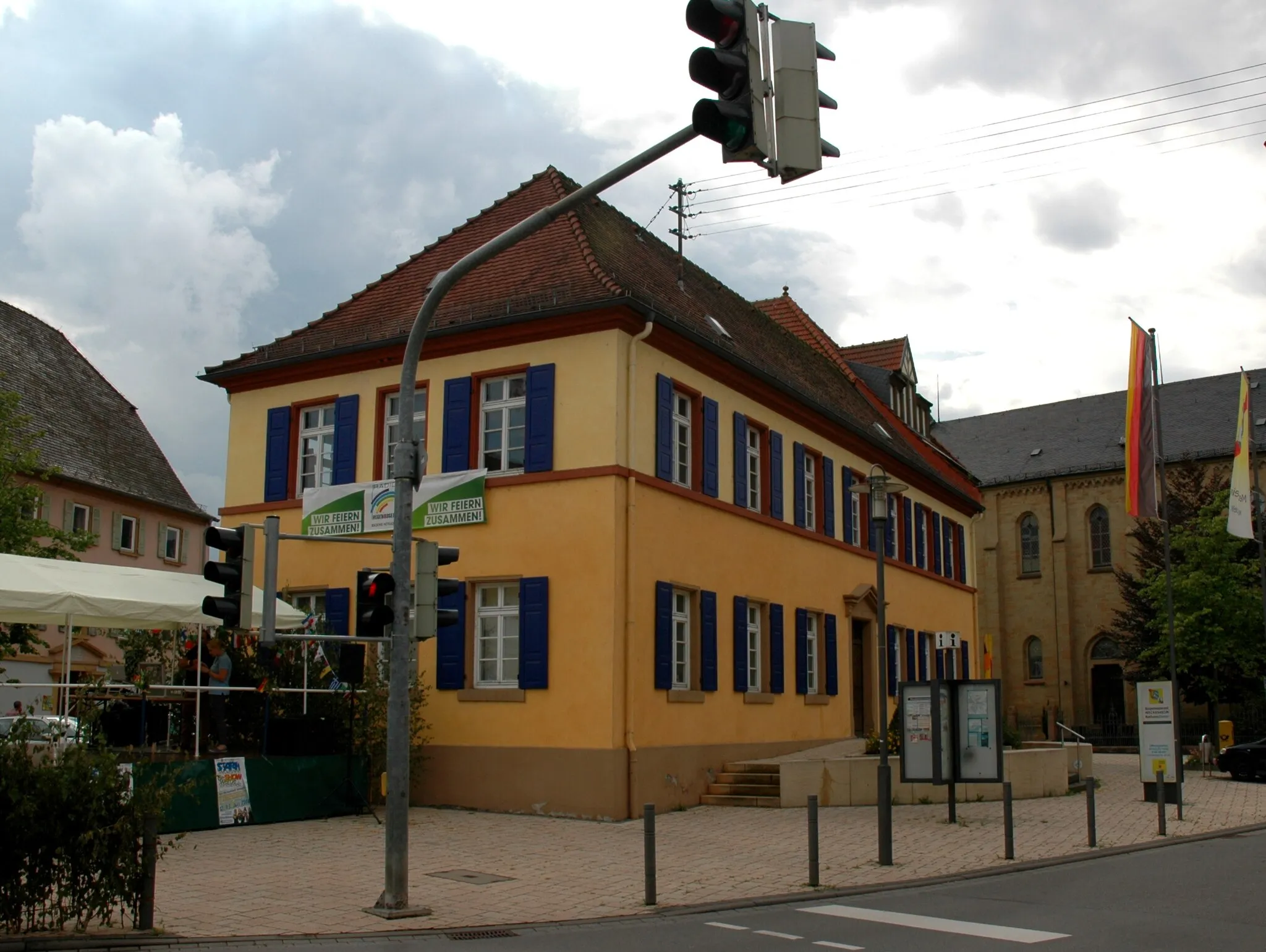 Photo showing: Meckesheim - Rathaus