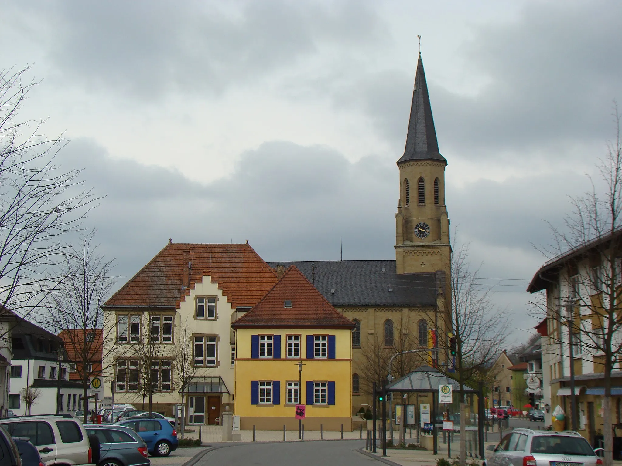Photo showing: Ortsmitte von Meckesheim