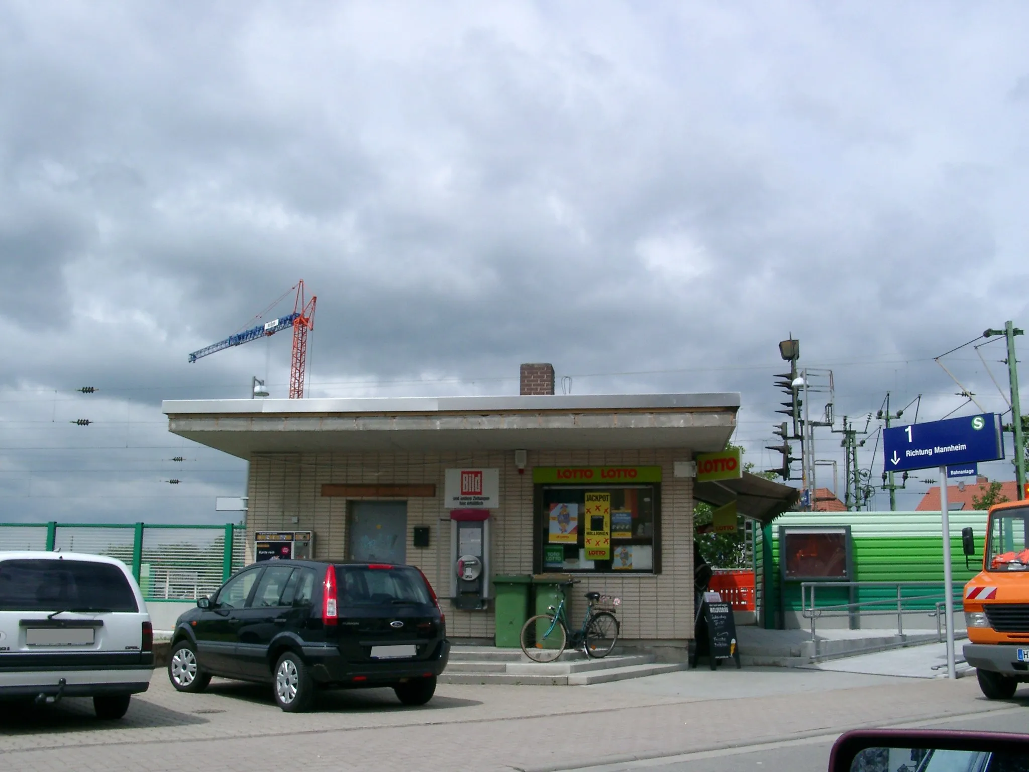 Photo showing: Oftersheim, Bahnhof
