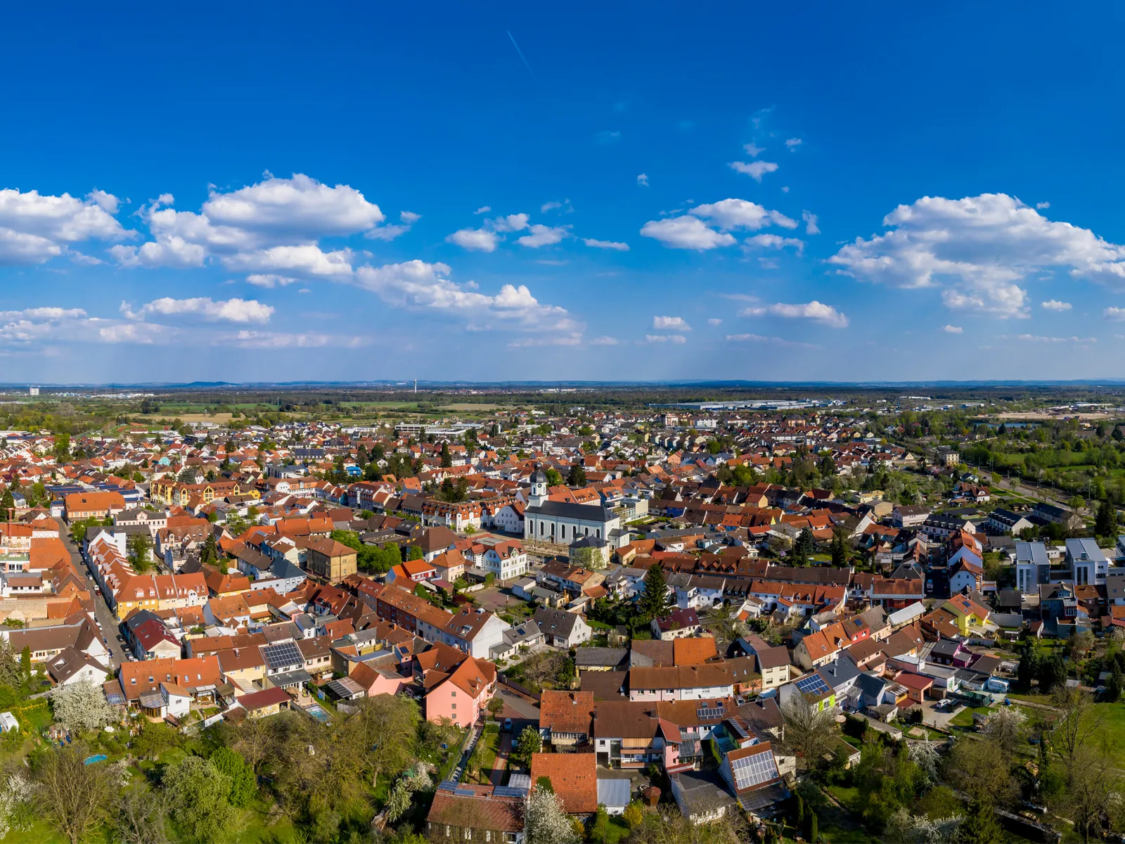 Photo showing: Luftaufnahme von Philippsburg