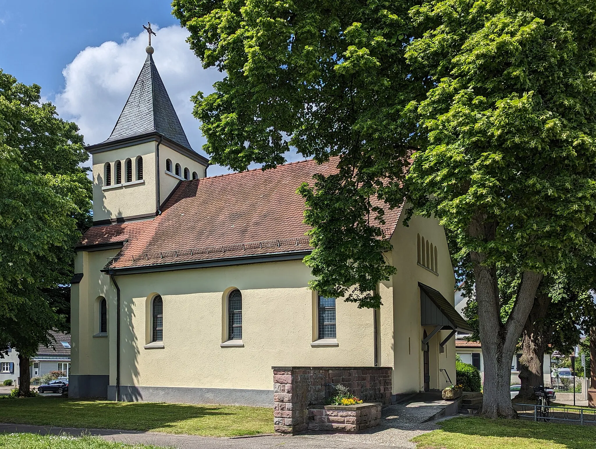 Photo showing: Chapel in Rastatt-Rheinau