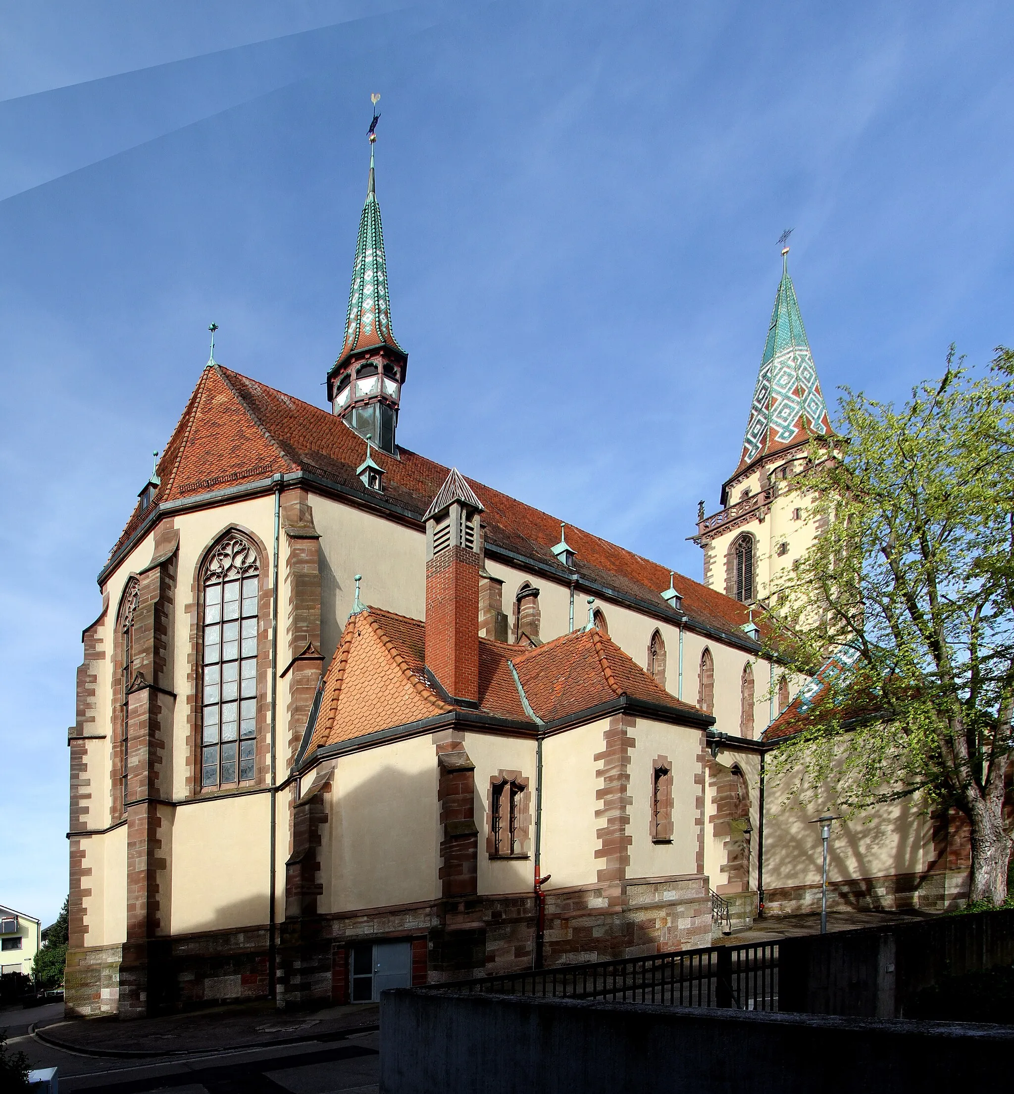 Photo showing: Kirche St. Martin in Sinzheim/Baden-Württemberg