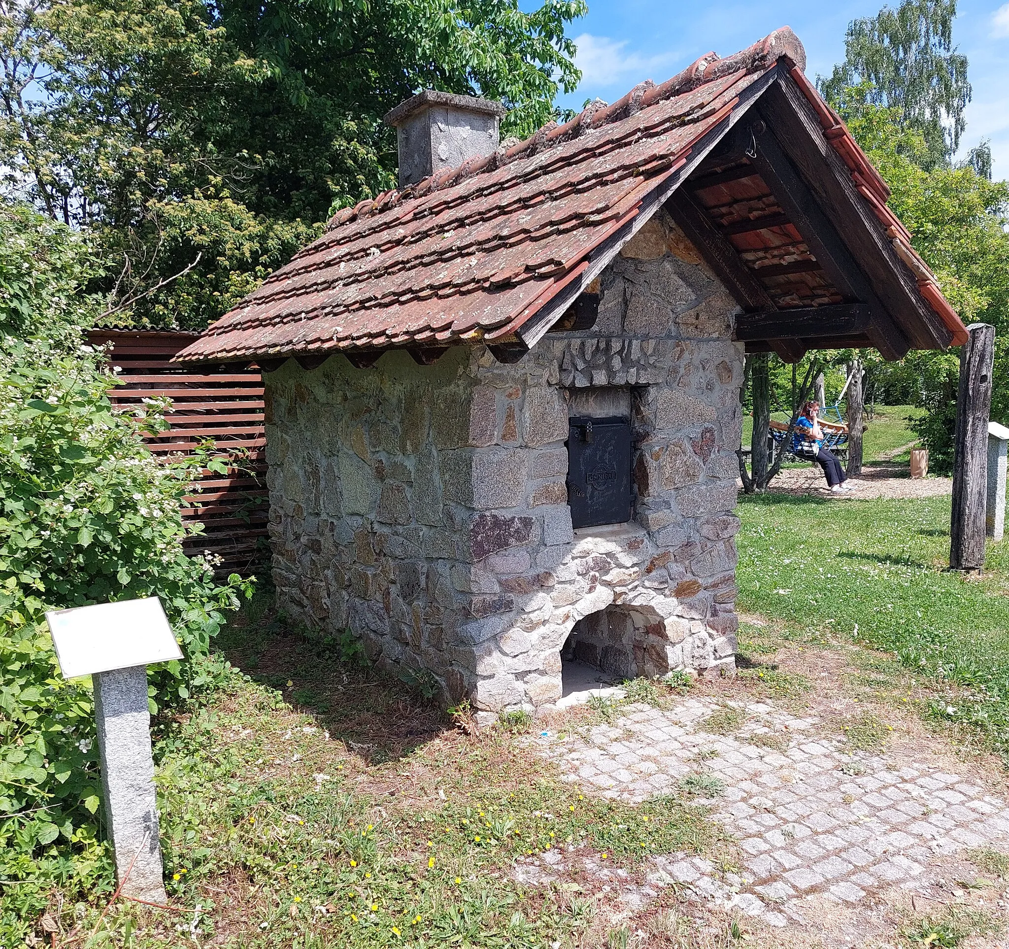 Photo showing: Exposition extérieure du Musée du flottage du bois à Steinmauern