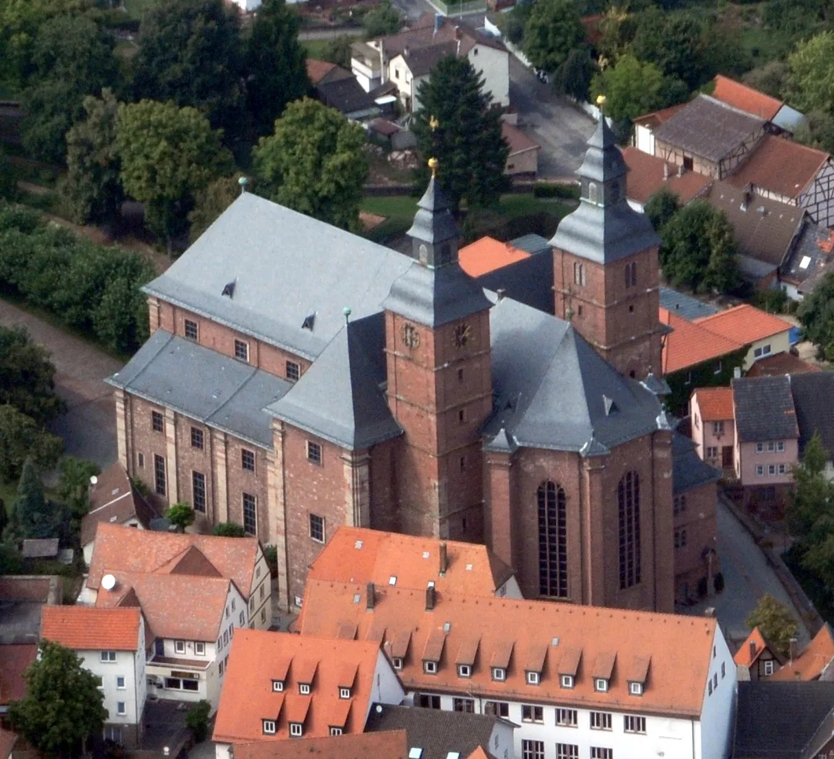 Photo showing: Walldürn, Baden-Württemberg, Germany, aerial photograph