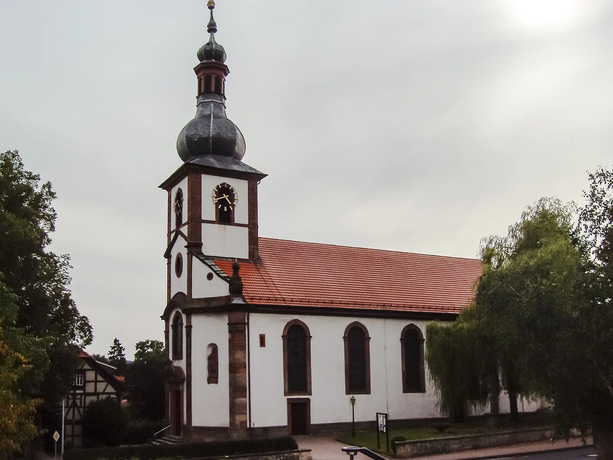 Photo showing: Catholic St. George Church Eiterfeld