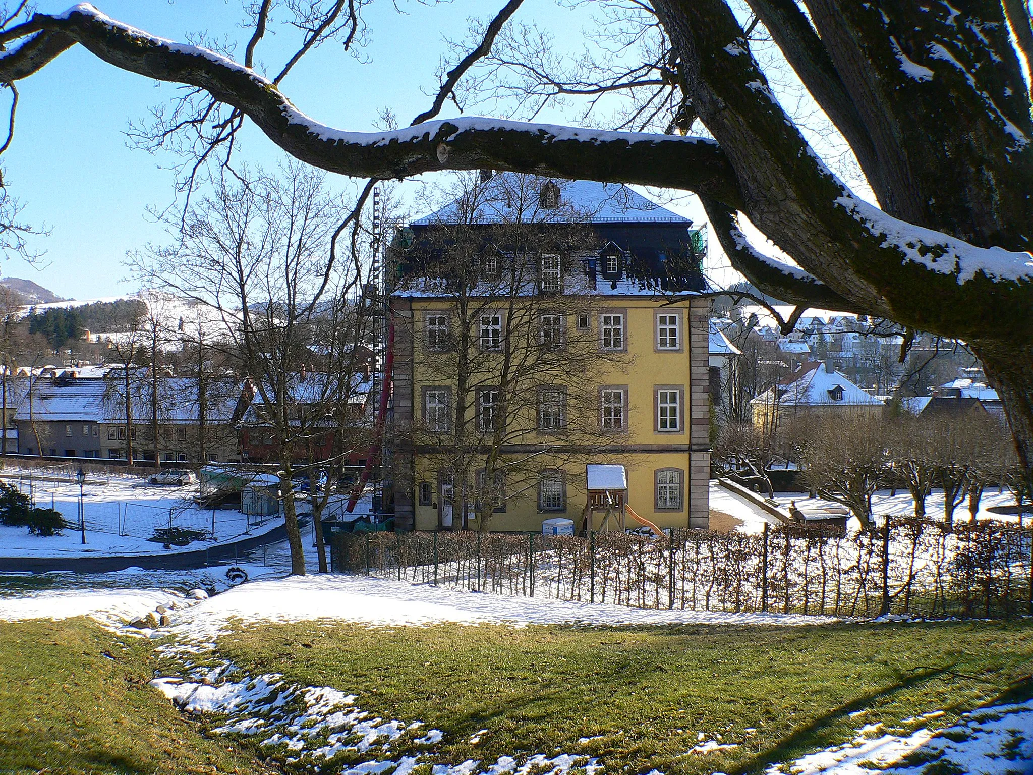 Photo showing: Northern side of the baroque castle in Gersfeld