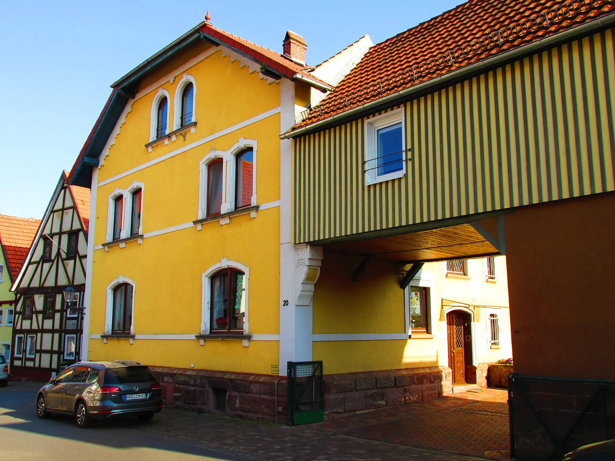 Photo showing: das Haus Obere Schnurstraße 20 in Grebenstein
