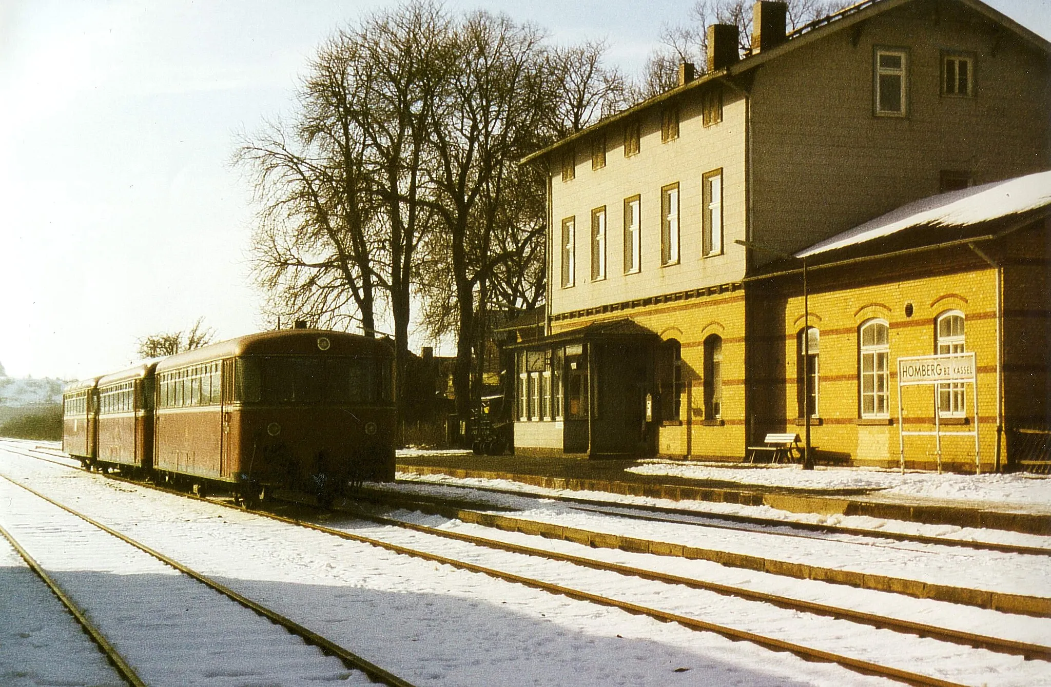 Photo showing: Bahnhof von Homberg (Efze)