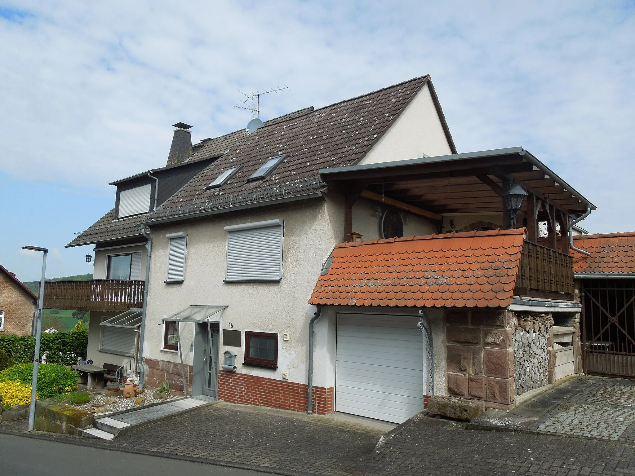 Photo showing: Niedenstein: die ehem. Synagoge, Oberstraße 16