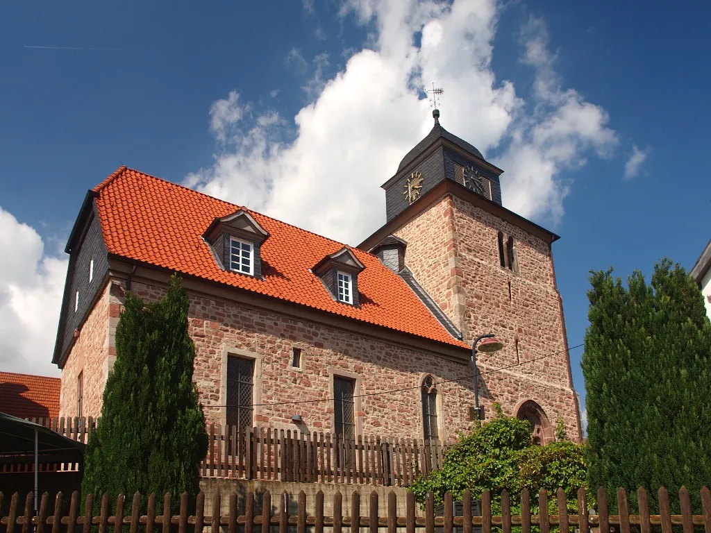 Photo showing: church in Ronshausen