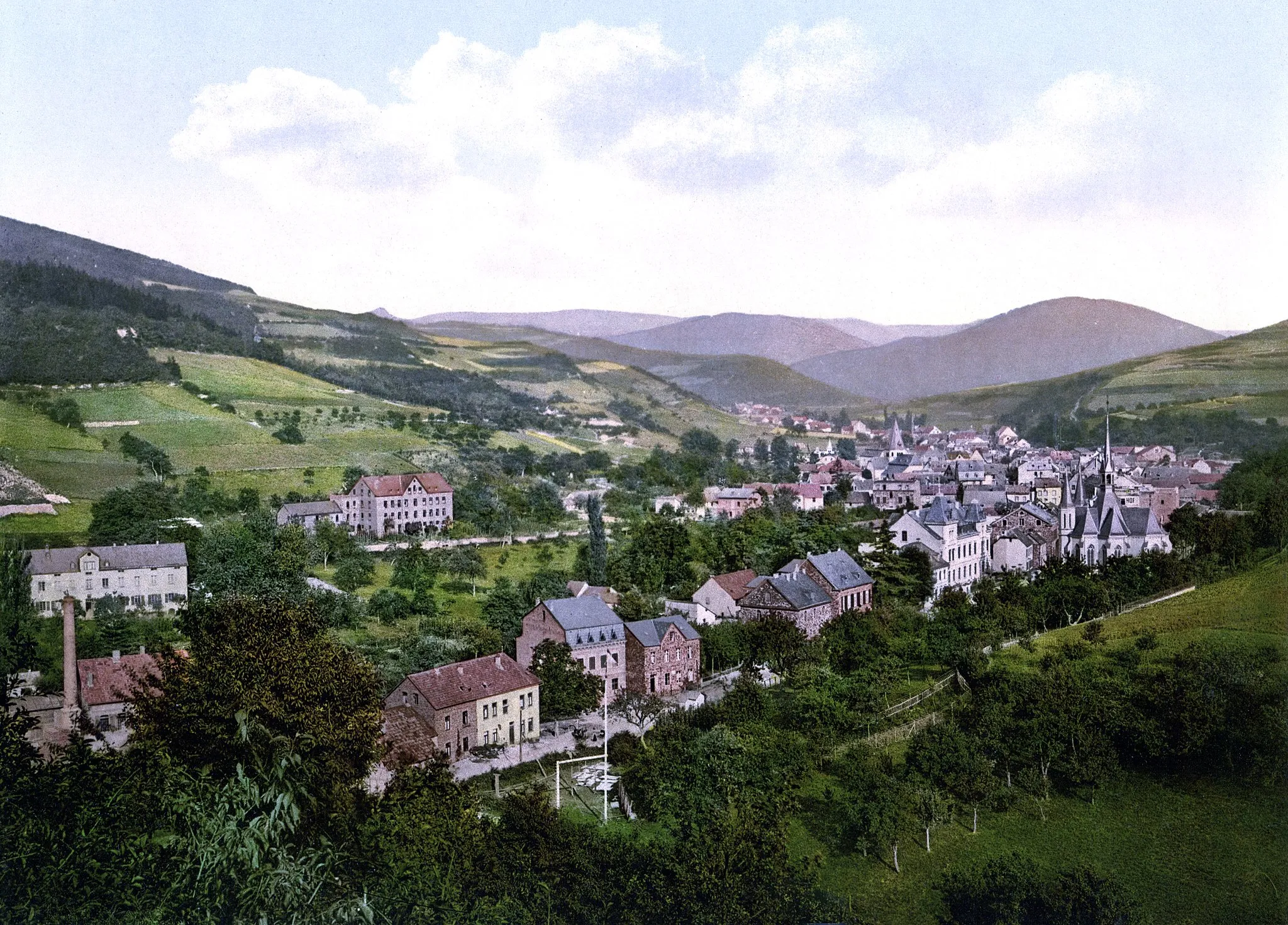 Photo showing: Adenauh, Germany (about 1900)