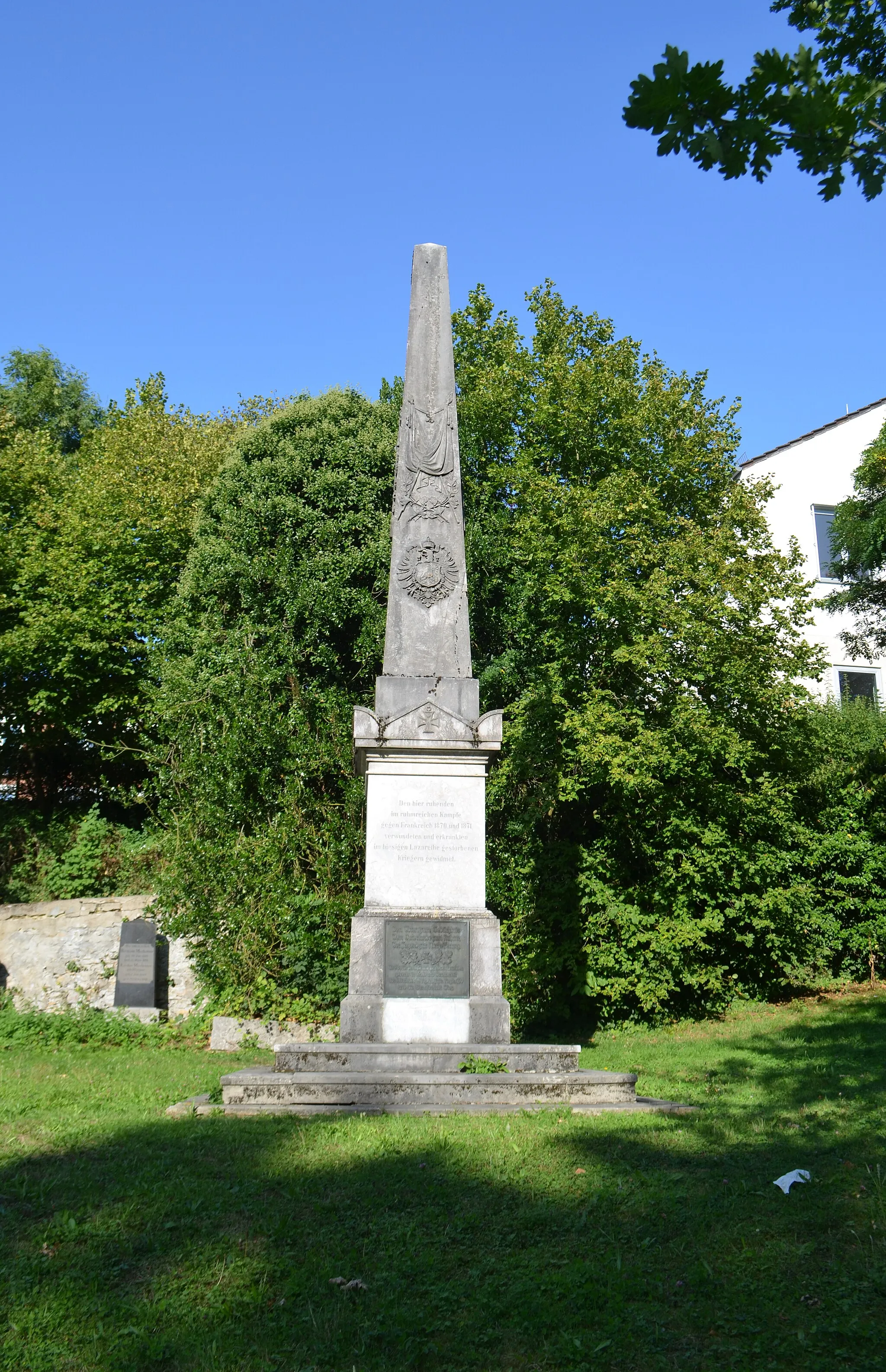 Photo showing: Kriegerdenkmal 1870/71 in Diez