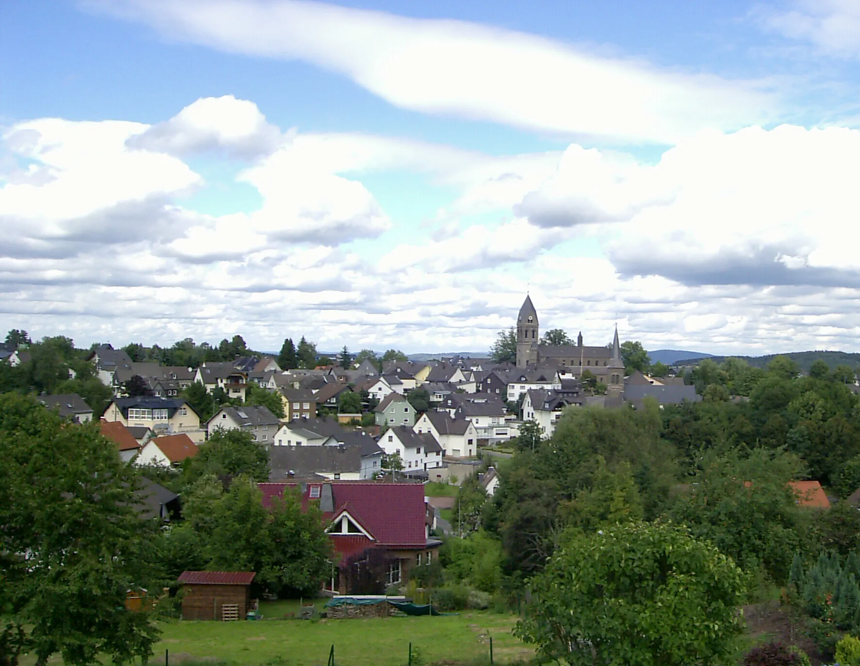 Photo showing: Blick auf Gebhardshain