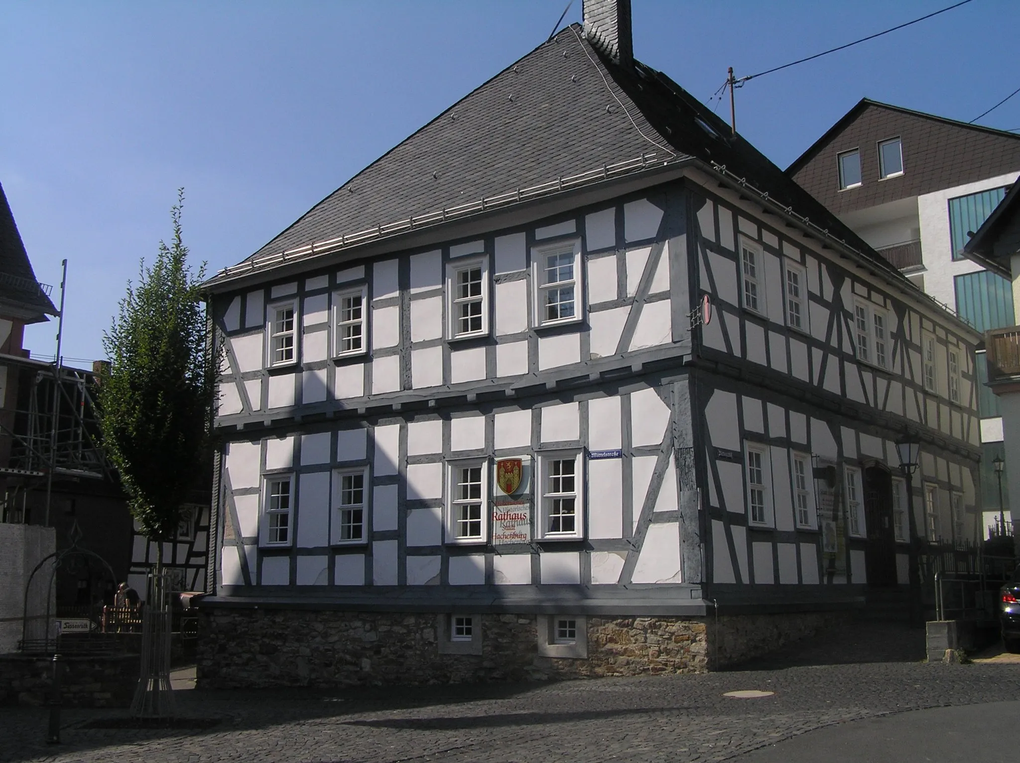 Photo showing: Historic town hall in Hachenburg, Germany